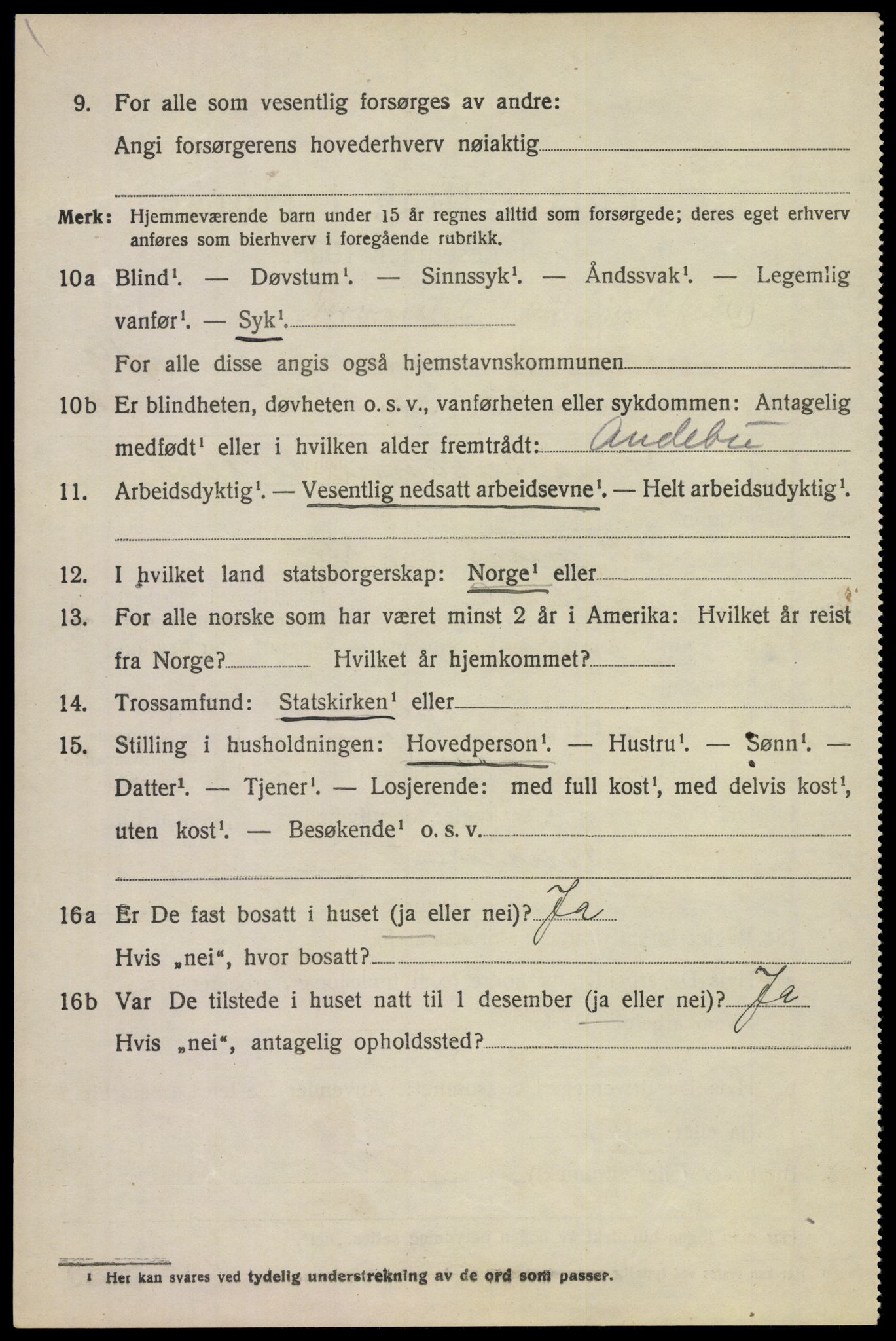 SAKO, 1920 census for Andebu, 1920, p. 6621