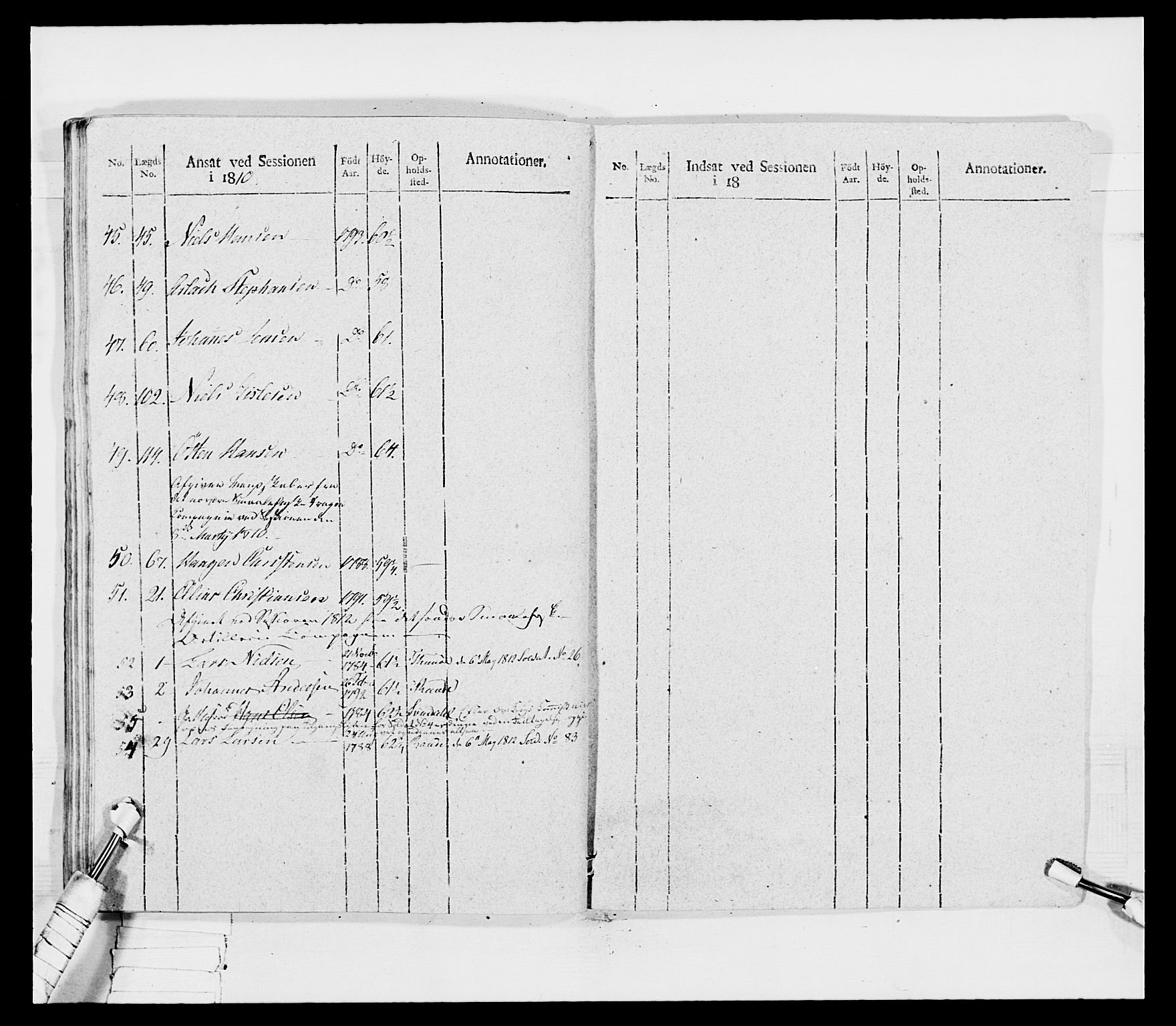 Generalitets- og kommissariatskollegiet, Det kongelige norske kommissariatskollegium, AV/RA-EA-5420/E/Eh/L0030b: Sønnafjelske gevorbne infanteriregiment, 1810, p. 489