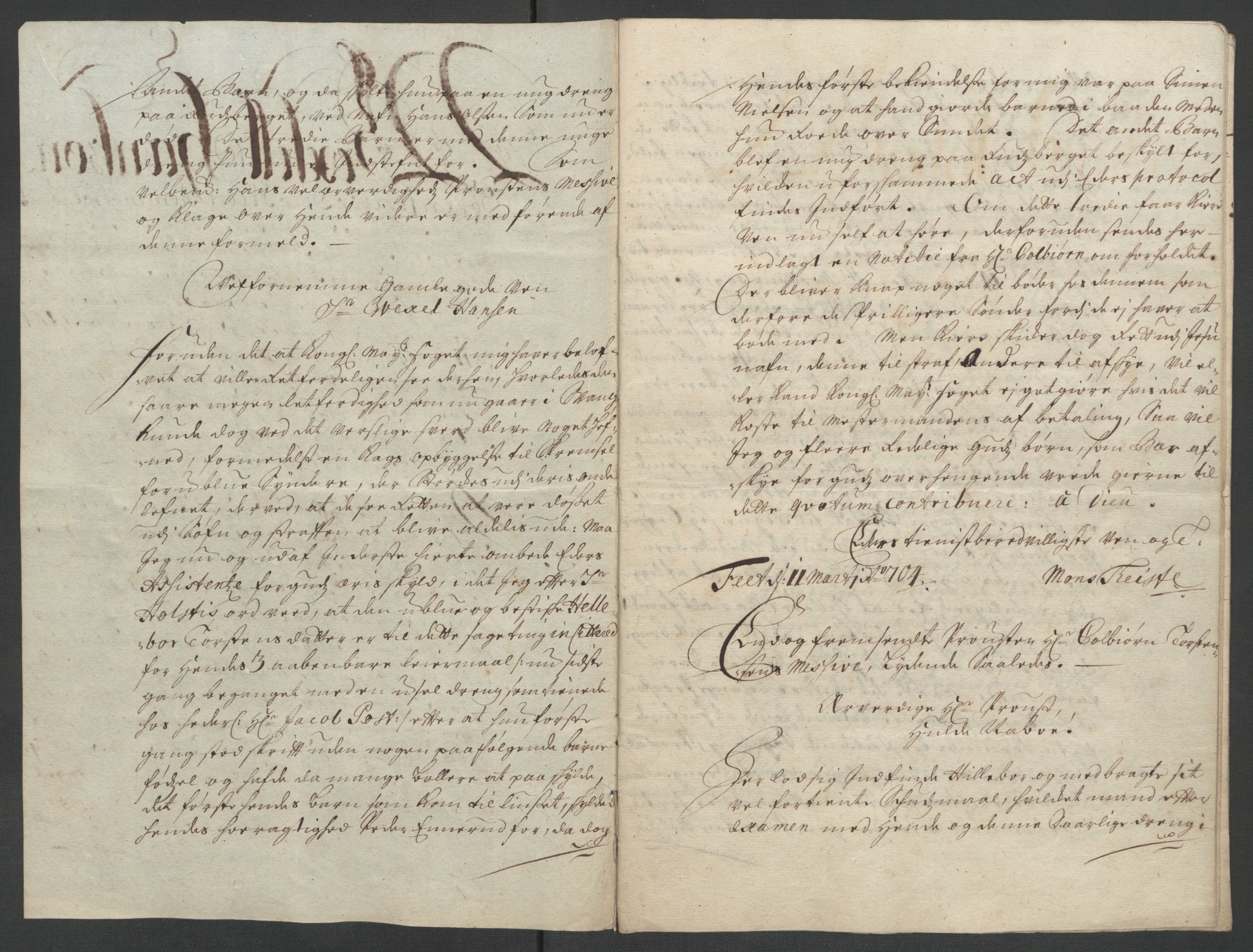 Rentekammeret inntil 1814, Reviderte regnskaper, Fogderegnskap, AV/RA-EA-4092/R11/L0589: Fogderegnskap Nedre Romerike, 1705, p. 187