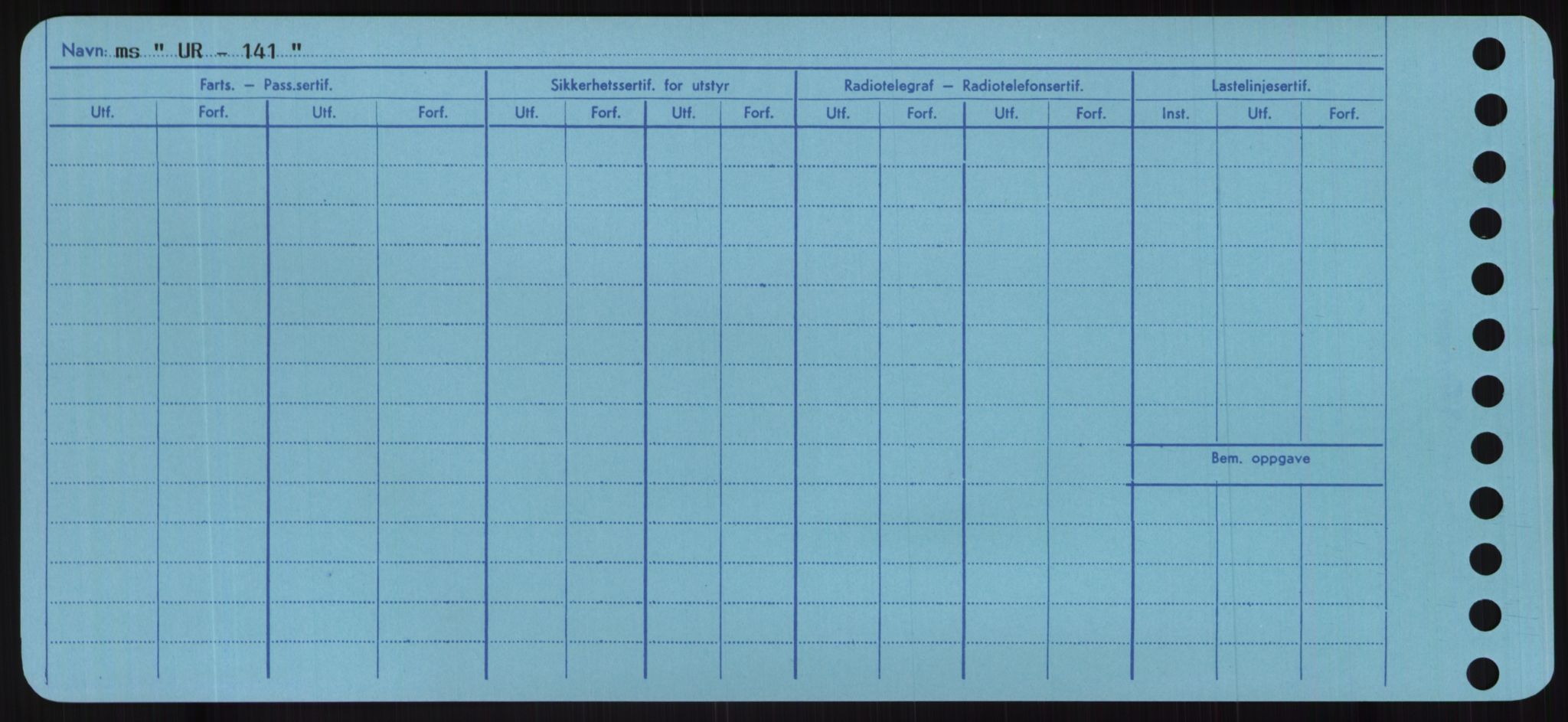 Sjøfartsdirektoratet med forløpere, Skipsmålingen, RA/S-1627/H/Hc/L0001: Lektere, A-Y, p. 616