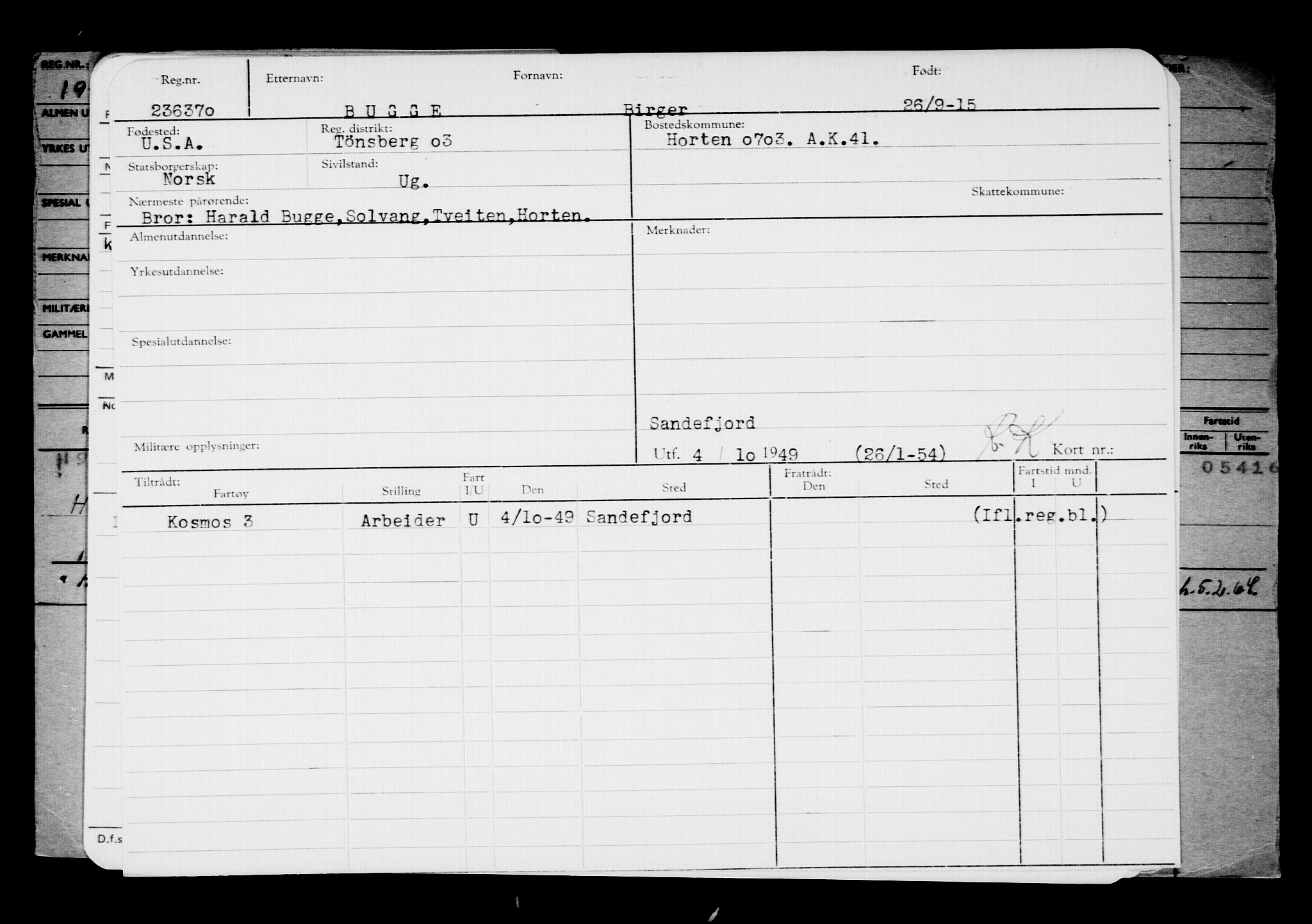 Direktoratet for sjømenn, RA/S-3545/G/Gb/L0133: Hovedkort, 1915, p. 306