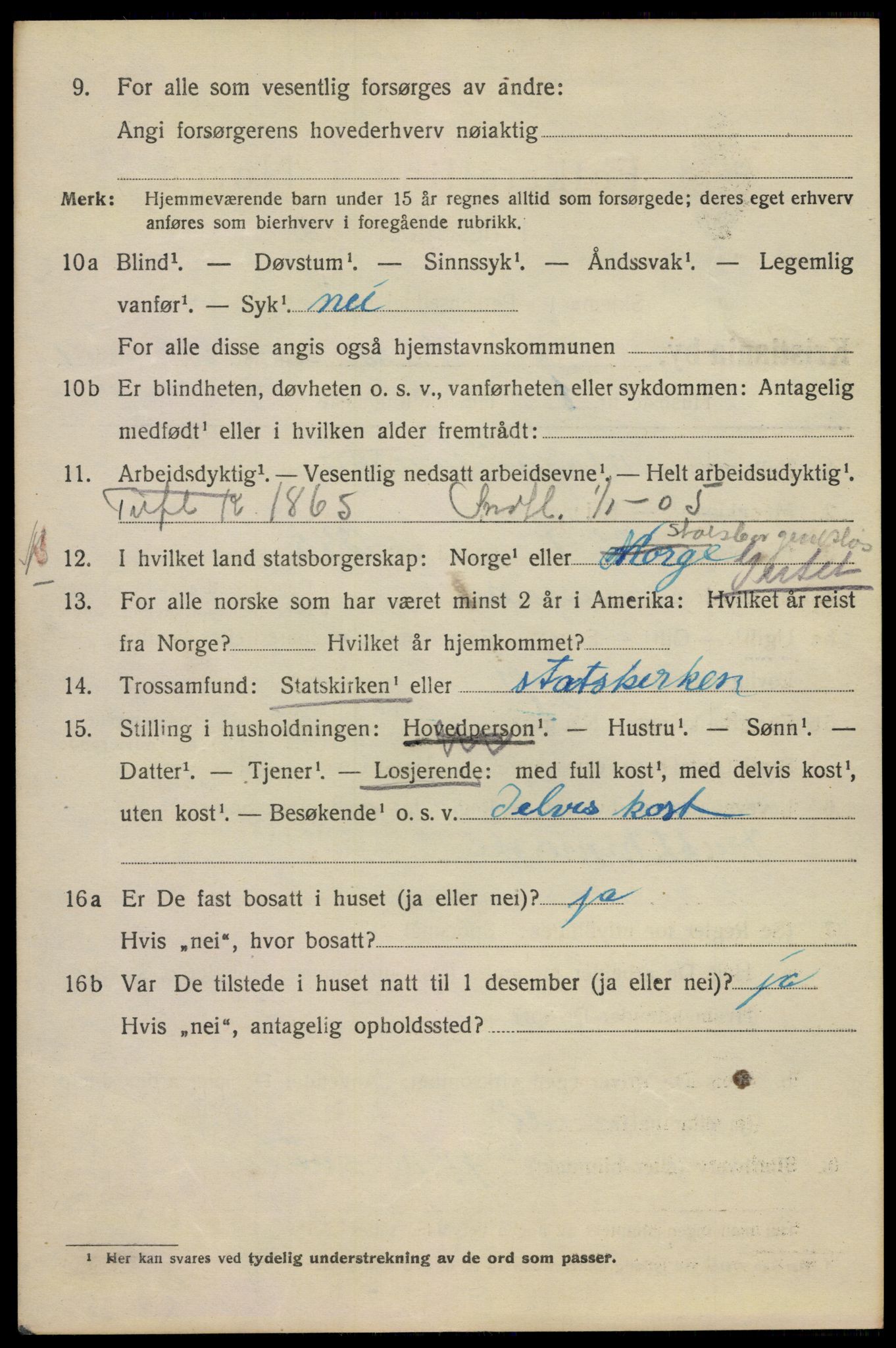 SAO, 1920 census for Kristiania, 1920, p. 392168