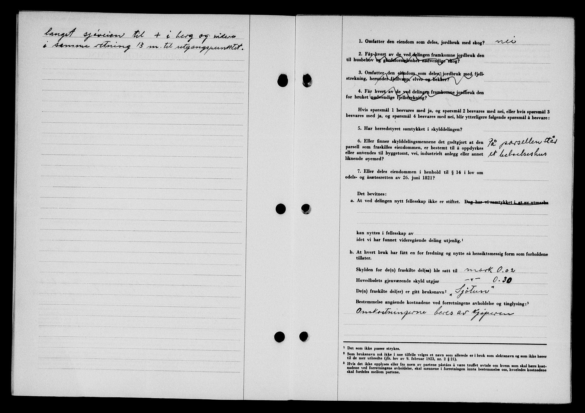 Karmsund sorenskriveri, SAST/A-100311/01/II/IIB/L0090: Mortgage book no. 70A, 1947-1947, Diary no: : 2077/1947