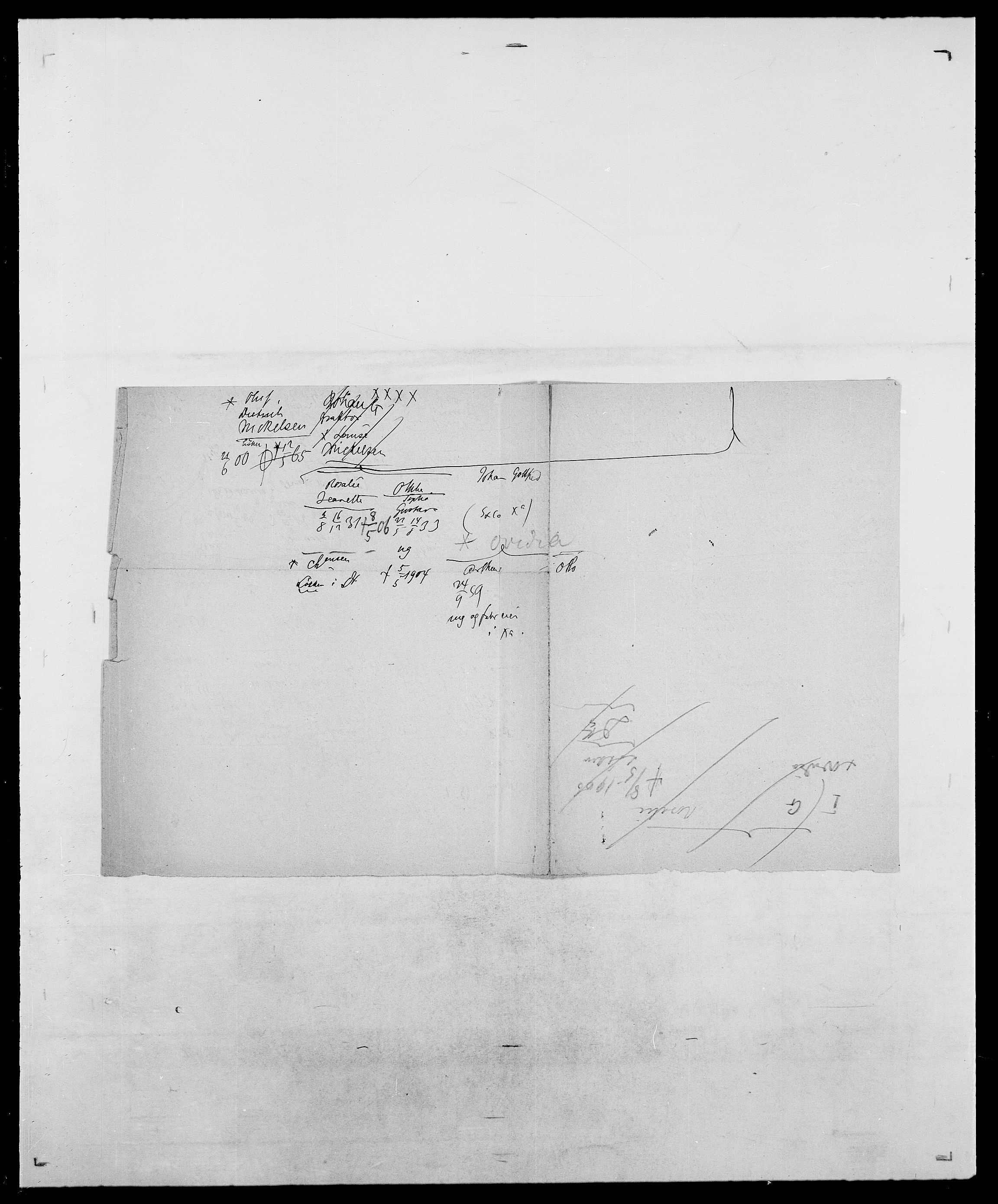 Delgobe, Charles Antoine - samling, AV/SAO-PAO-0038/D/Da/L0035: Schnabel - sjetman, p. 412