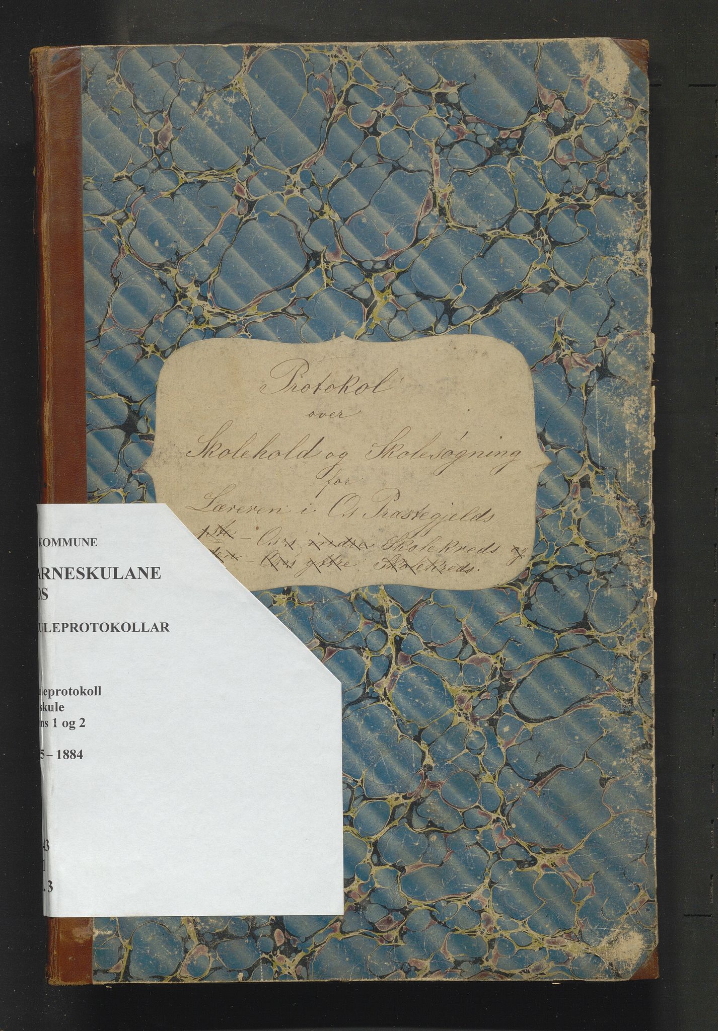 Os kommune. Barneskulane, IKAH/1243-231/F/Fd/L0003: Skuleprotokoll for Lyssand, Borgerbygden, Os og Mobergbygden krisnar, 1875-1884