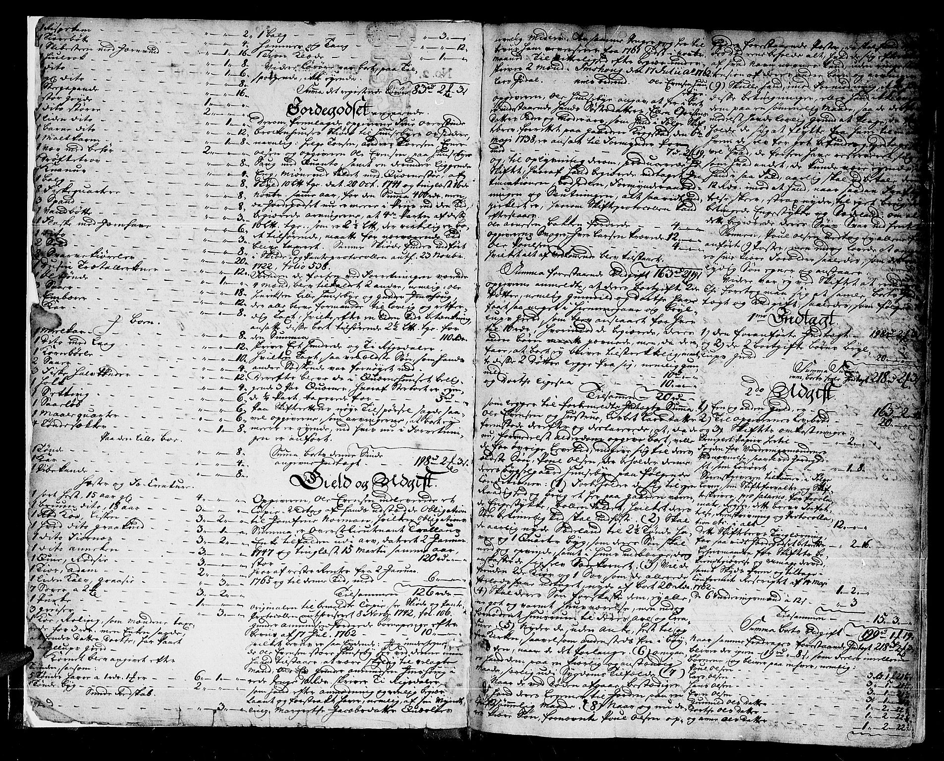 Nedre Romerike sorenskriveri, AV/SAO-A-10469/H/Hd/Hda/L0009: Skifteprotokoll, 1766-1773, p. 1b-2a