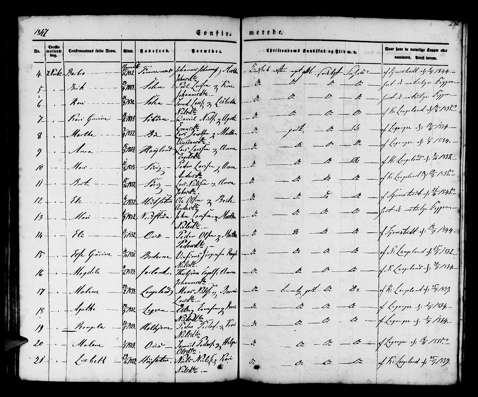 Os sokneprestembete, AV/SAB-A-99929: Parish register (official) no. A 15, 1839-1851, p. 237