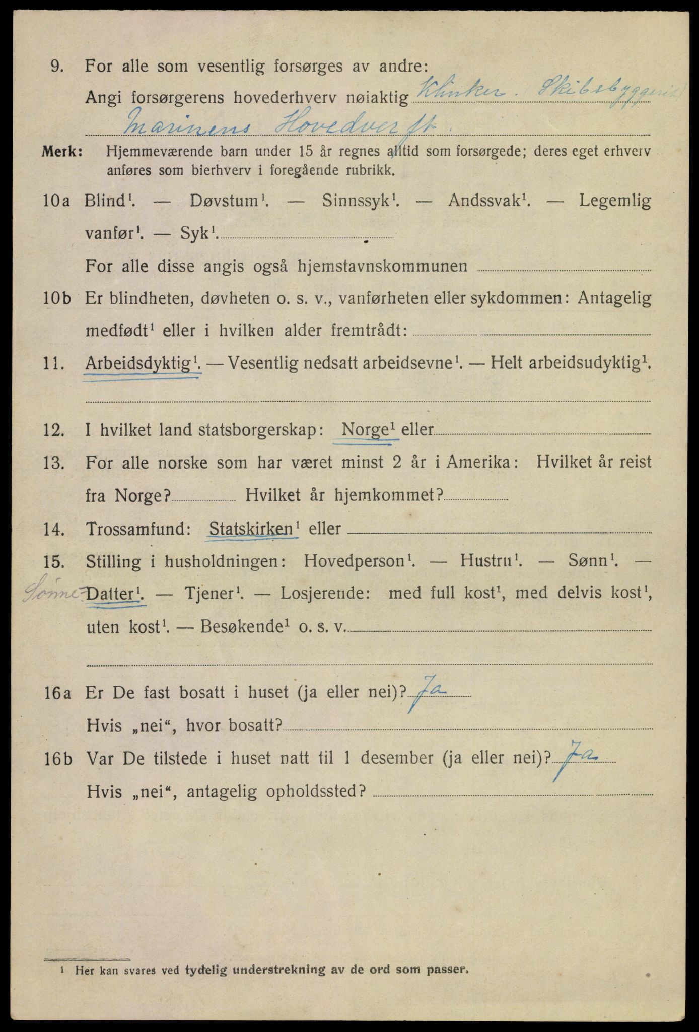 SAKO, 1920 census for Horten, 1920, p. 25404