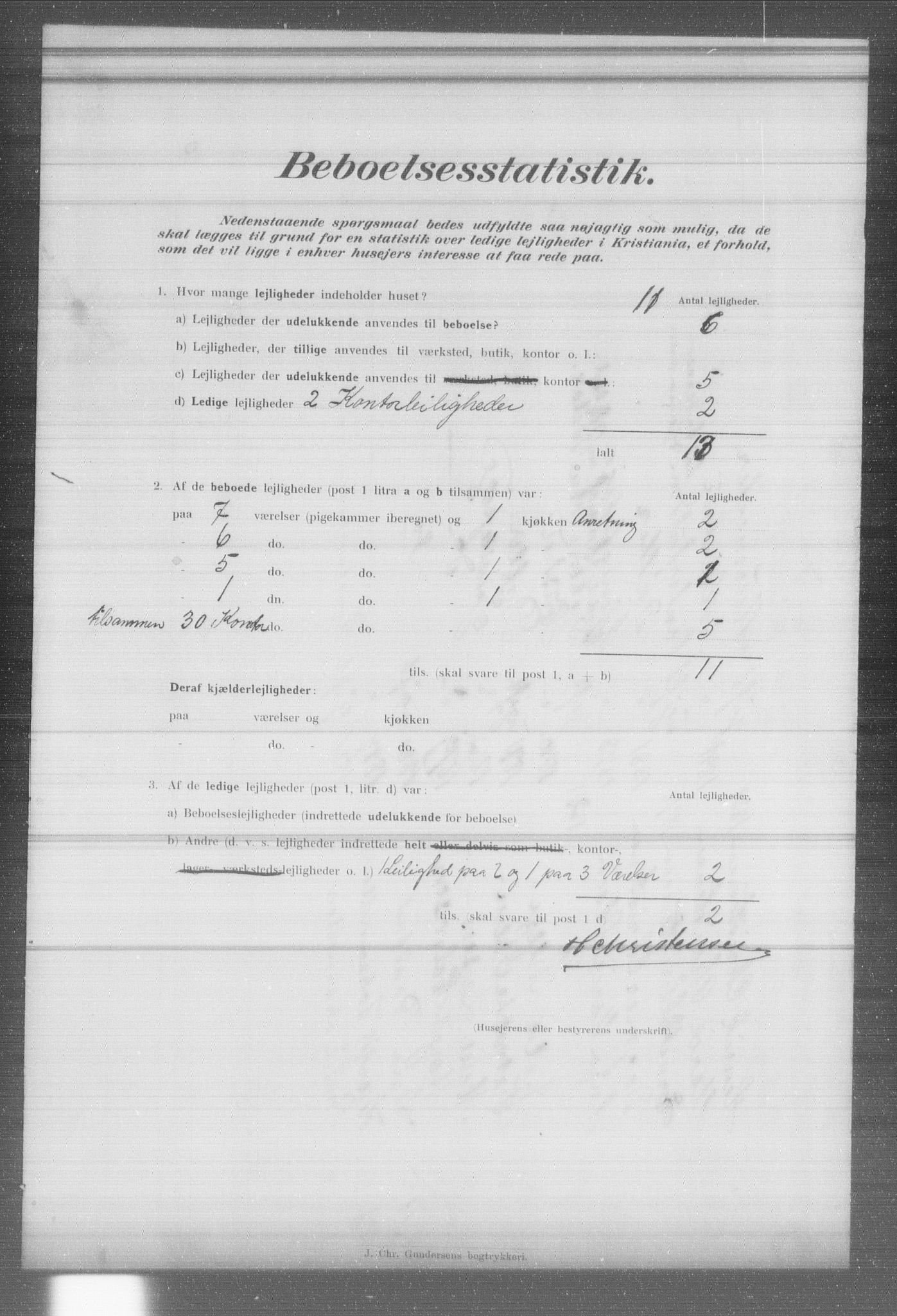 OBA, Municipal Census 1902 for Kristiania, 1902, p. 9958