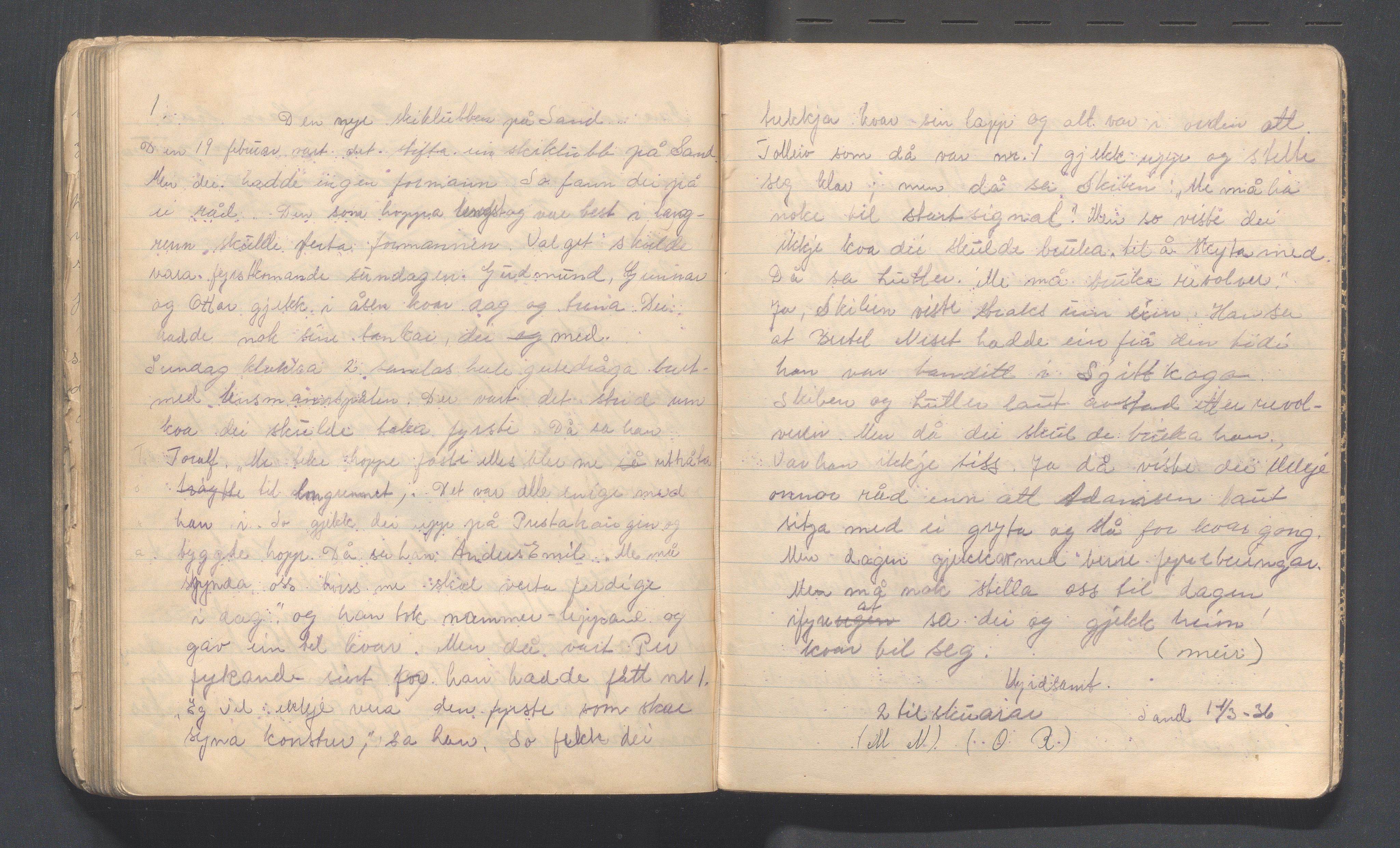 Suldal kommune - PA 7 Barnelosje "Ryfylke" nr. 126, Sand, IKAR/K-102234/F/L0001: Lagsblad, 1925-1936, p. 110