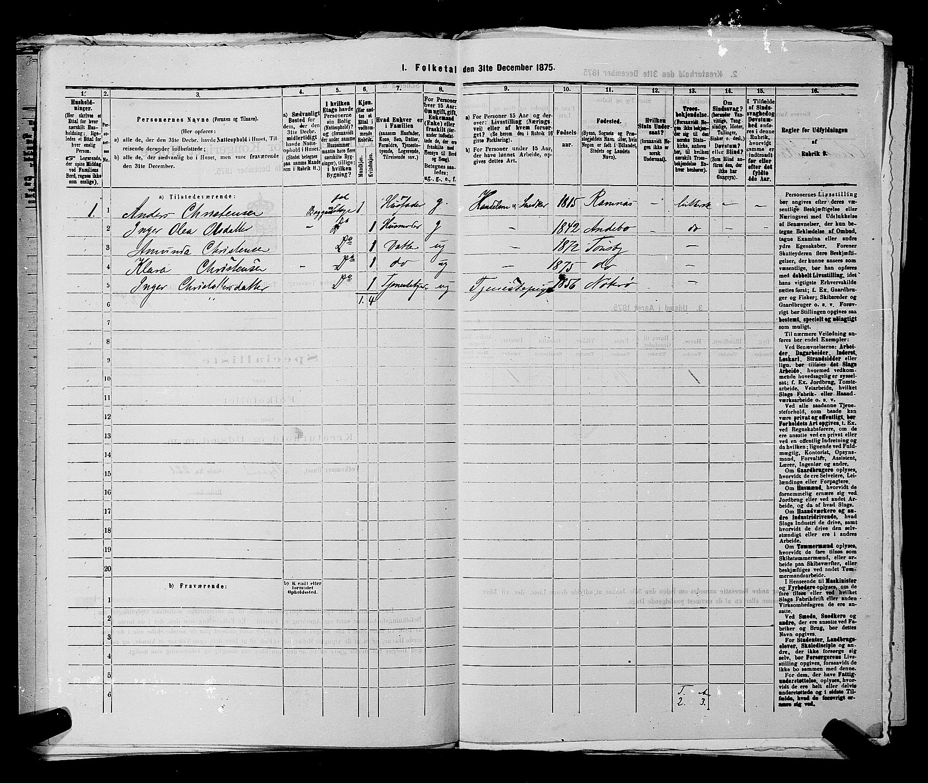 SAKO, 1875 census for 0705P Tønsberg, 1875, p. 590