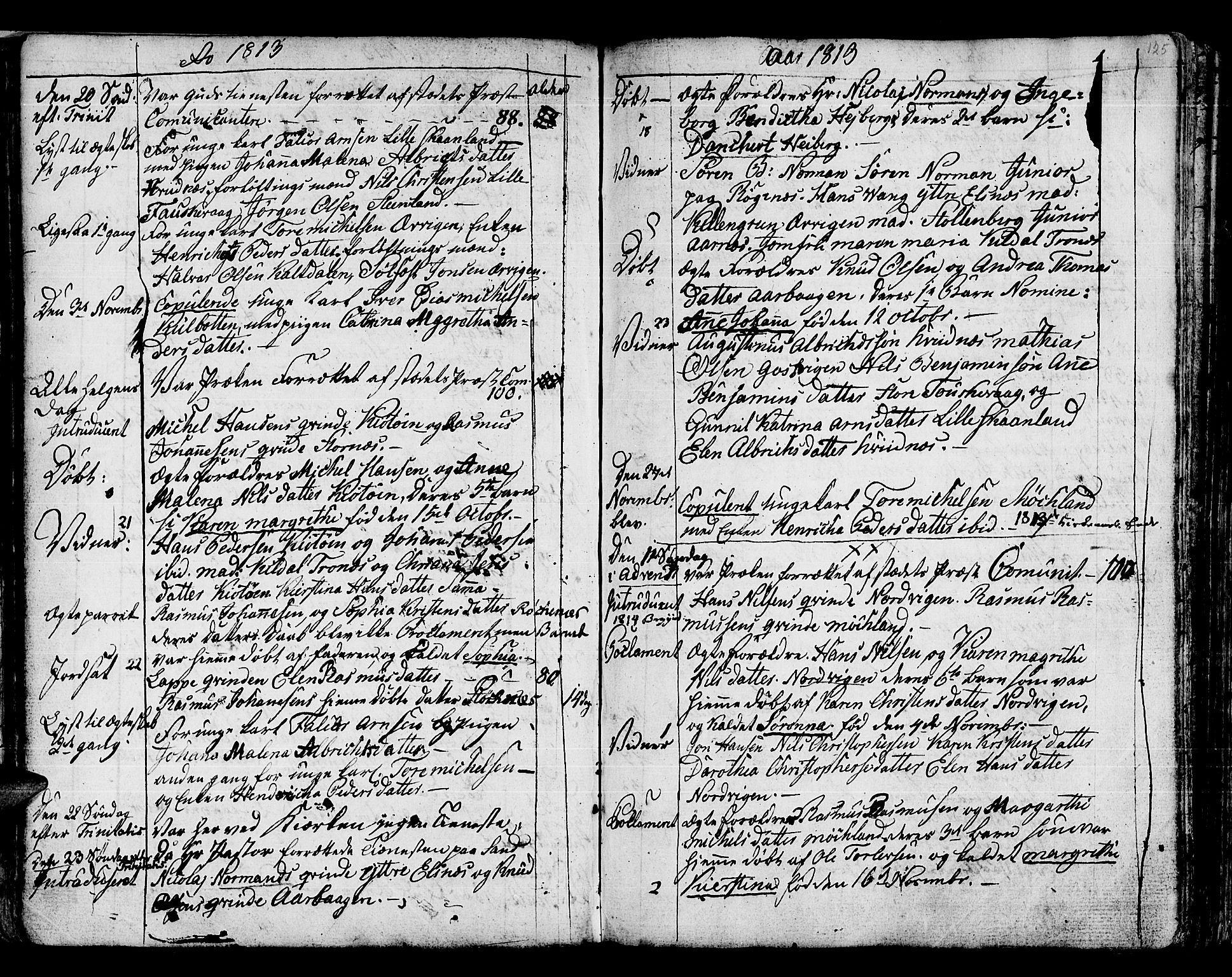 Trondenes sokneprestkontor, SATØ/S-1319/H/Ha/L0005kirke: Parish register (official) no. 5, 1804-1820, p. 124-125