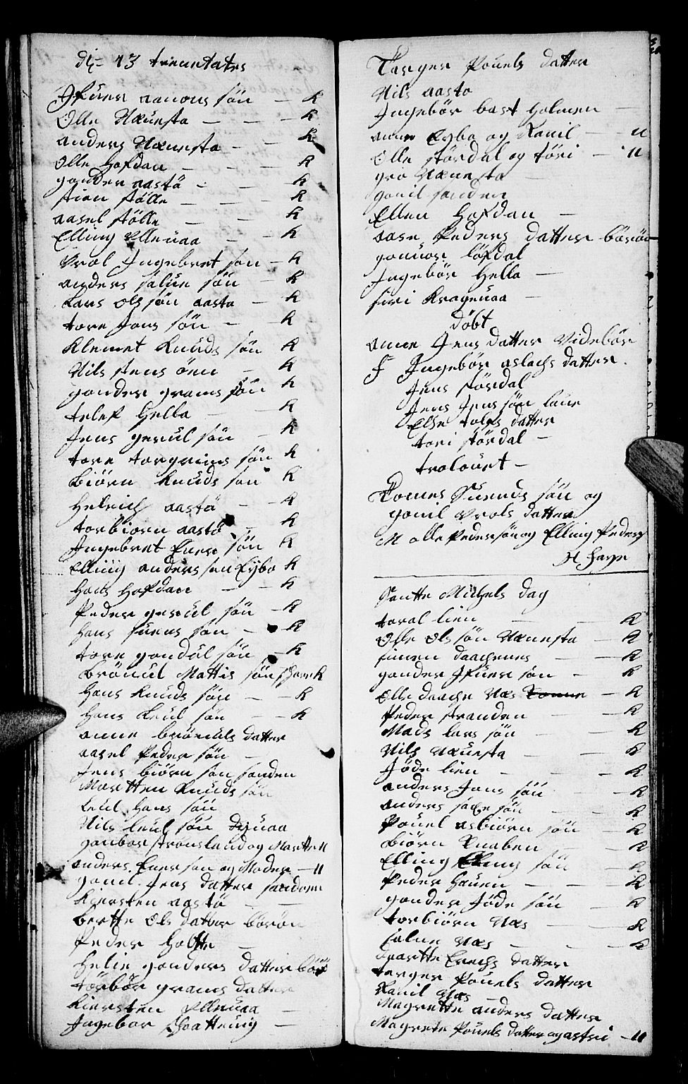 Dypvåg sokneprestkontor, AV/SAK-1111-0007/F/Fb/Fba/L0005: Parish register (copy) no. B 5, 1732-1746, p. 113