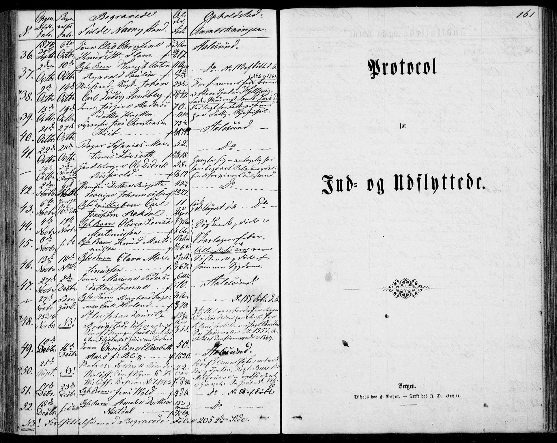 Ministerialprotokoller, klokkerbøker og fødselsregistre - Møre og Romsdal, SAT/A-1454/529/L0452: Parish register (official) no. 529A02, 1864-1871, p. 161