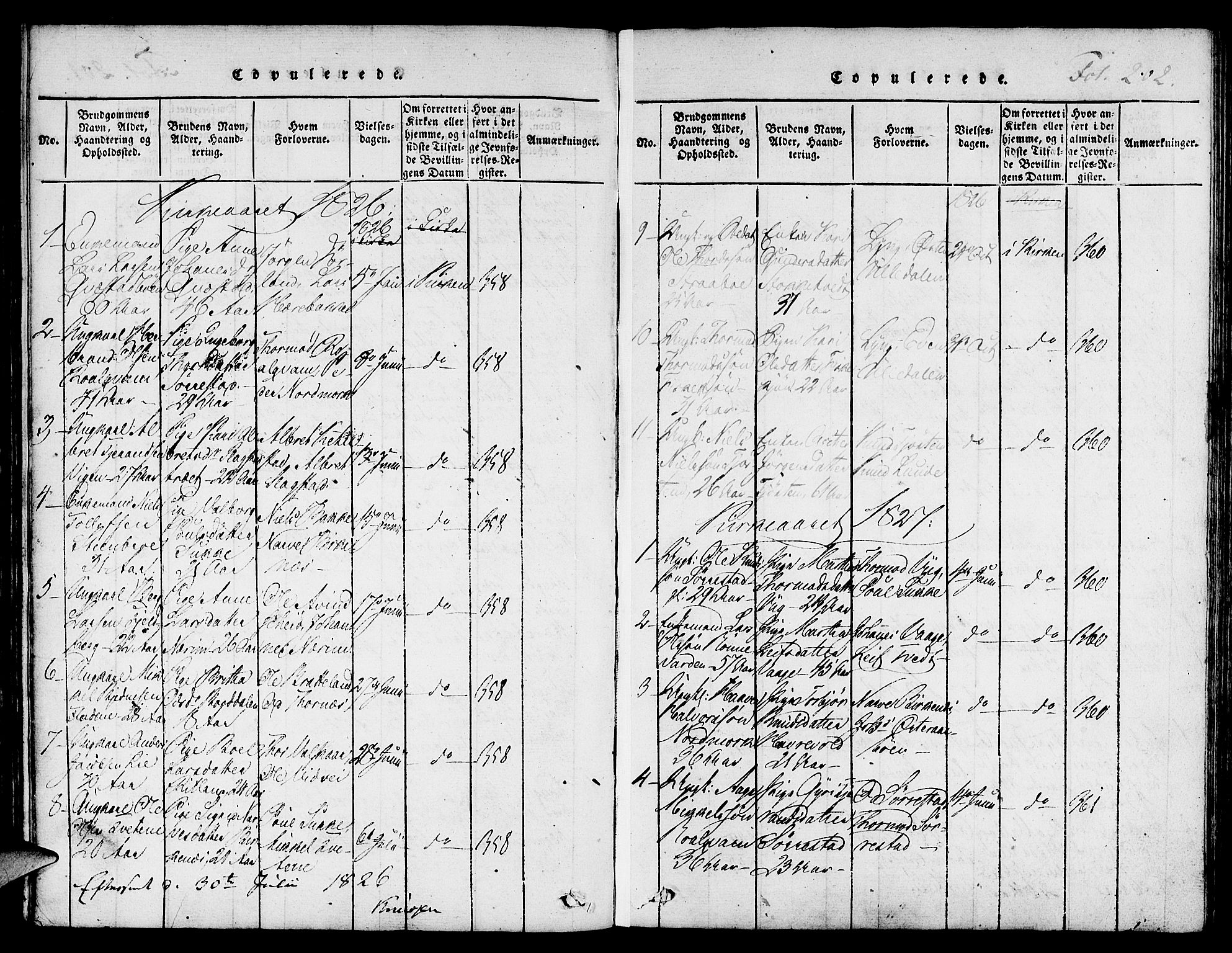 Suldal sokneprestkontor, AV/SAST-A-101845/01/IV/L0006: Parish register (official) no. A 6, 1816-1836, p. 202