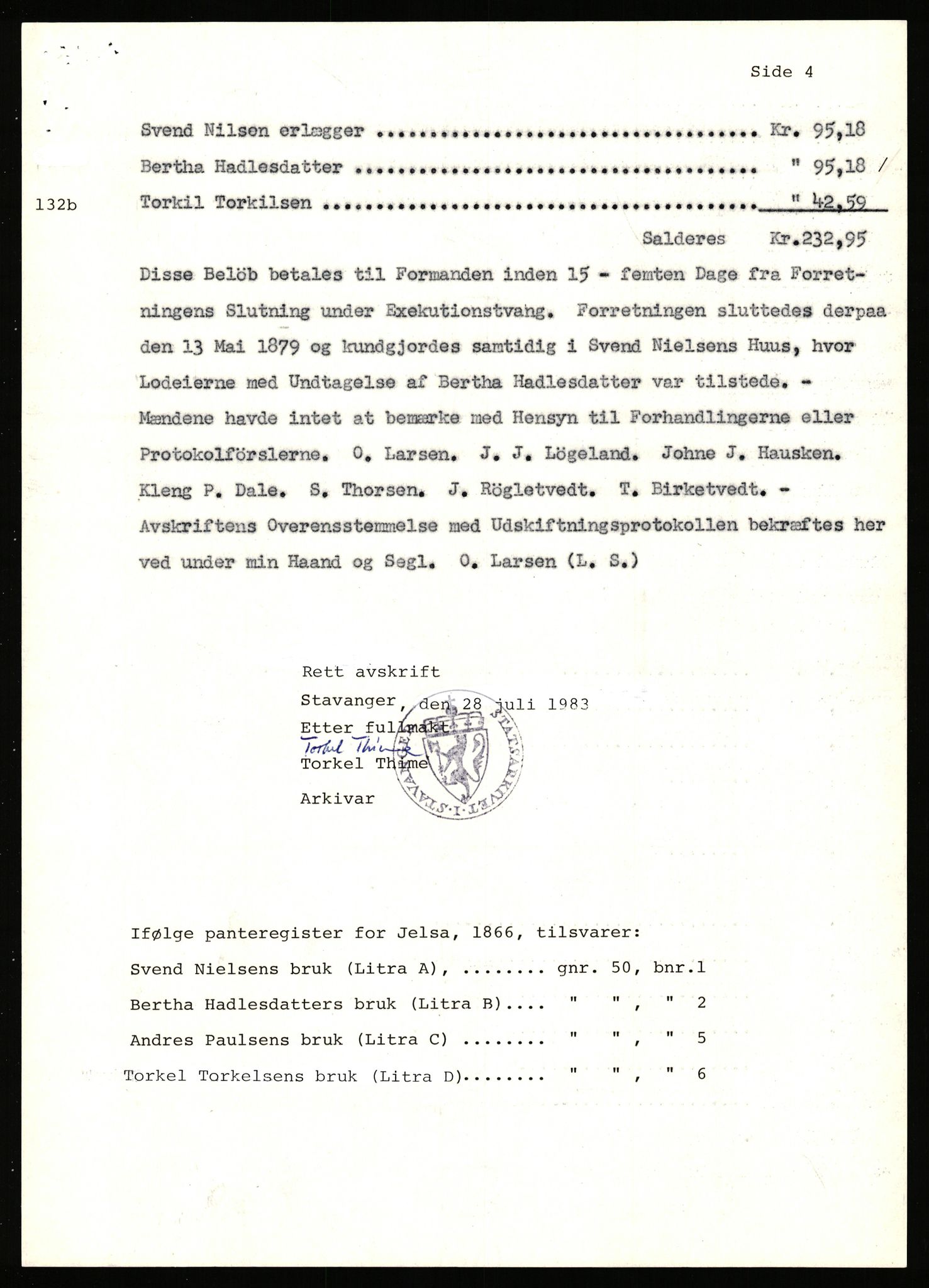 Statsarkivet i Stavanger, SAST/A-101971/03/Y/Yj/L0018: Avskrifter sortert etter gårdsnavn: Engelsvold - Espevold nedre, 1750-1930, p. 71