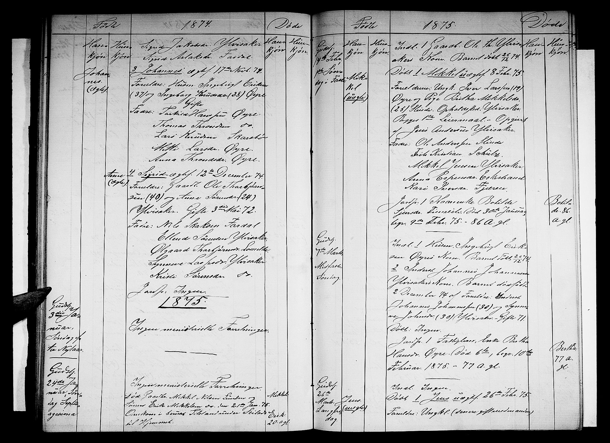 Sogndal sokneprestembete, SAB/A-81301/H/Hab/Habc/L0001: Parish register (copy) no. C 1, 1868-1883, p. 35