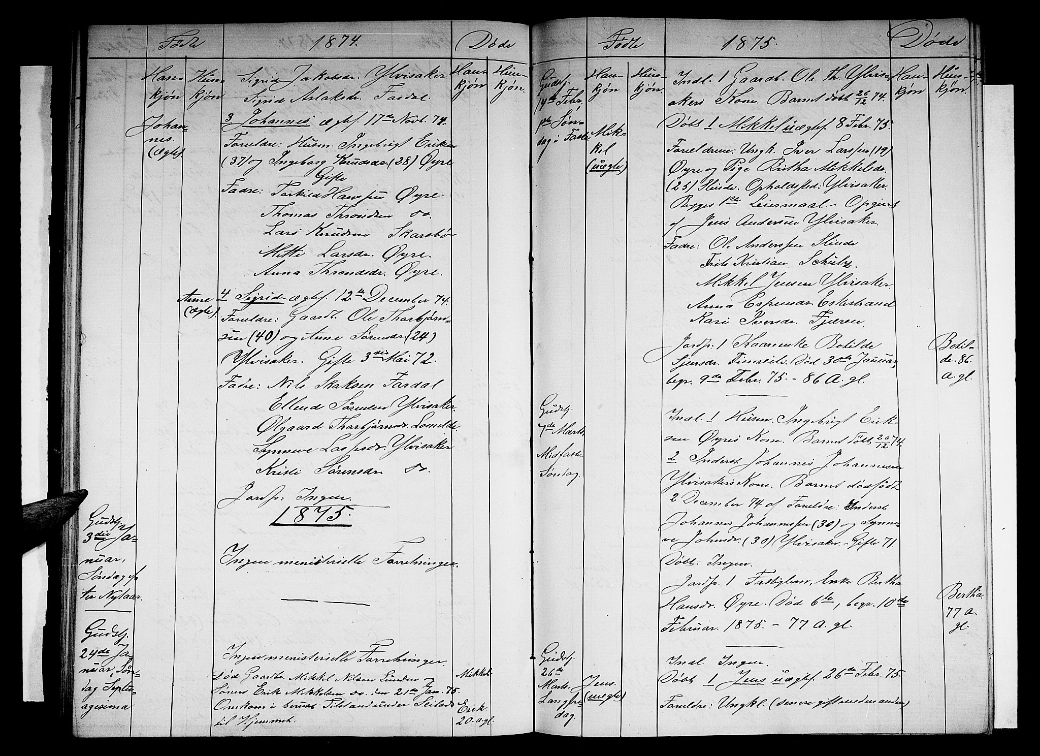 Sogndal sokneprestembete, AV/SAB-A-81301/H/Hab/Habc/L0001: Parish register (copy) no. C 1, 1868-1883, p. 35