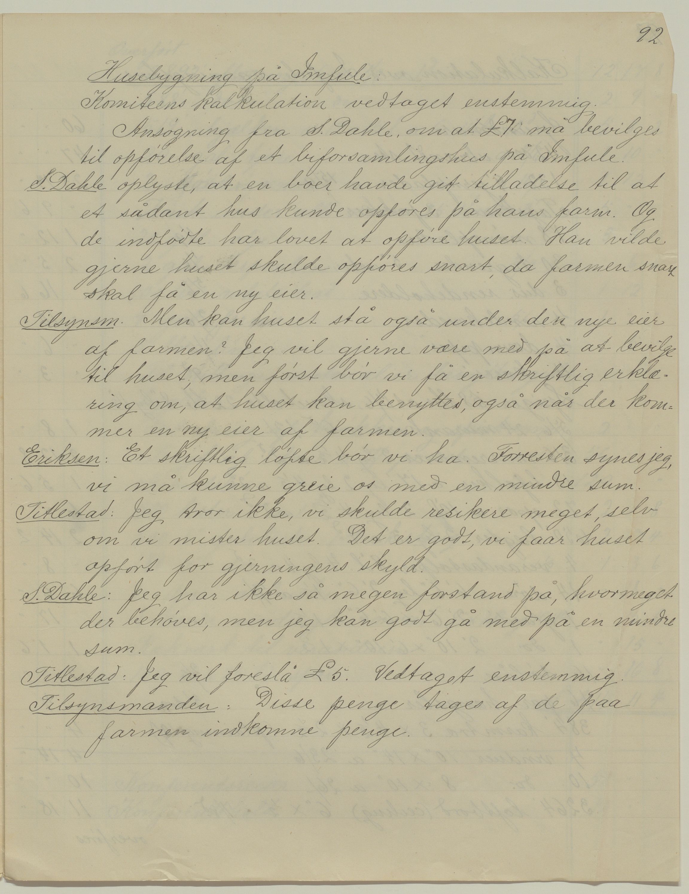 Det Norske Misjonsselskap - hovedadministrasjonen, VID/MA-A-1045/D/Da/Daa/L0043/0007: Konferansereferat og årsberetninger / Konferansereferat fra Sør-Afrika., 1899, p. 91