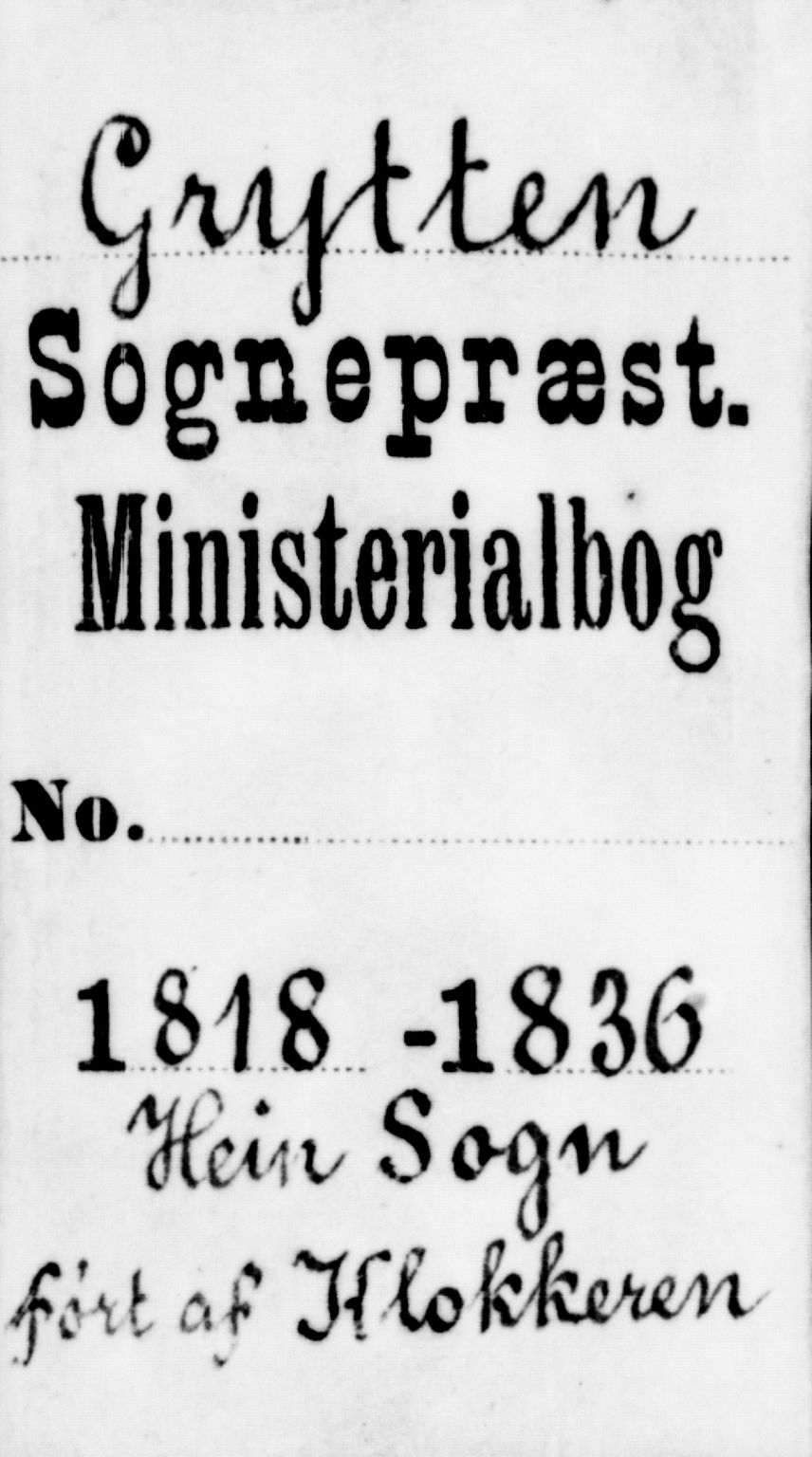 Ministerialprotokoller, klokkerbøker og fødselsregistre - Møre og Romsdal, SAT/A-1454/545/L0587: Parish register (copy) no. 545C01, 1818-1836