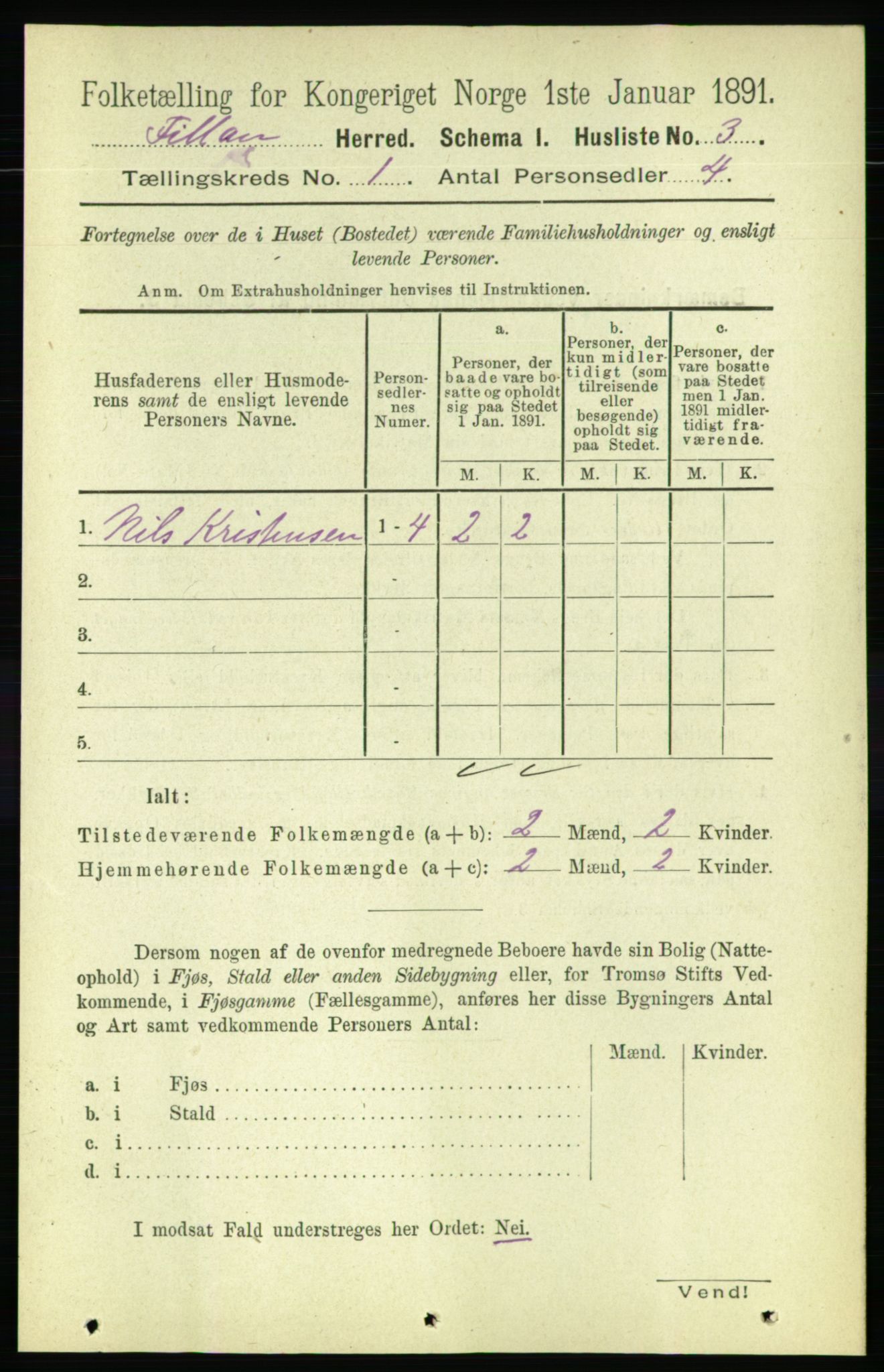 RA, 1891 census for 1616 Fillan, 1891, p. 30