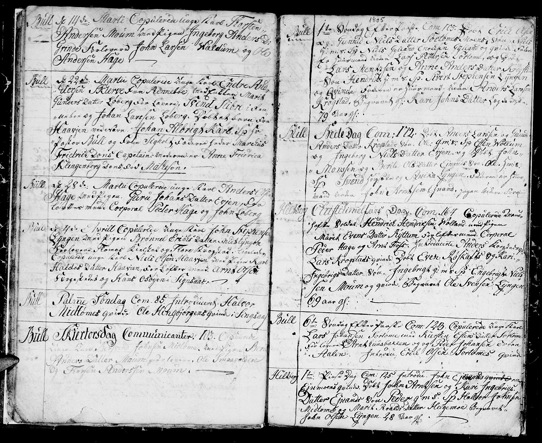 Ministerialprotokoller, klokkerbøker og fødselsregistre - Sør-Trøndelag, SAT/A-1456/692/L1106: Parish register (copy) no. 692C01, 1802-1808