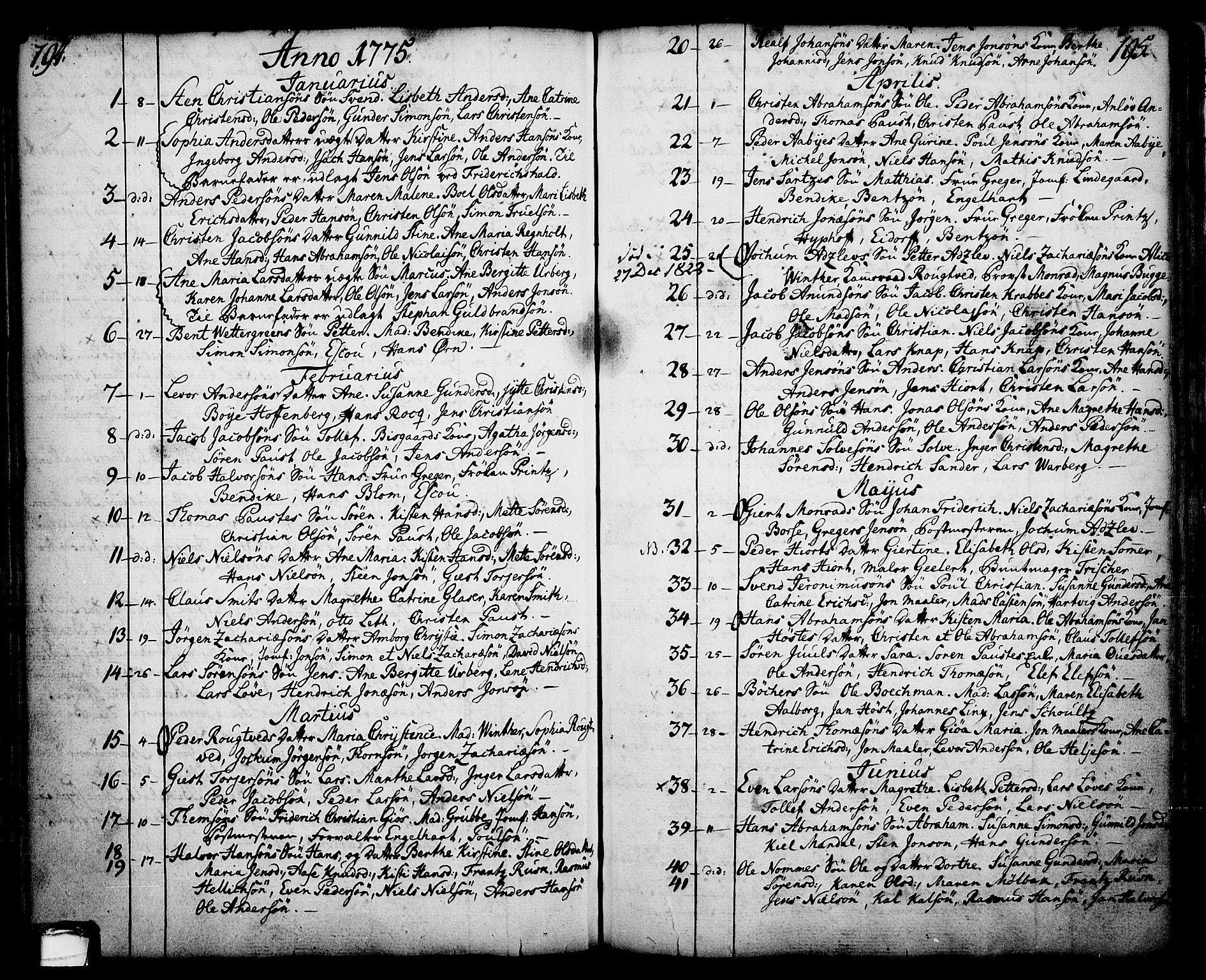 Skien kirkebøker, SAKO/A-302/F/Fa/L0003: Parish register (official) no. 3, 1755-1791, p. 194-195