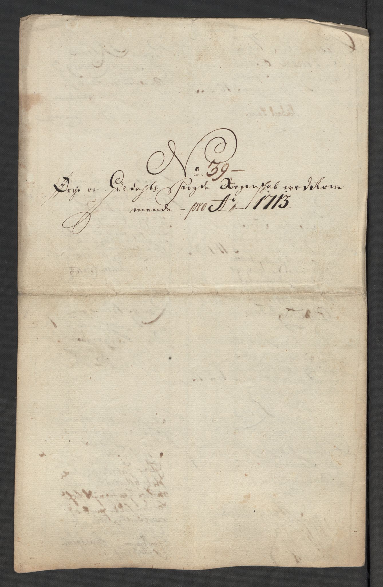 Rentekammeret inntil 1814, Reviderte regnskaper, Fogderegnskap, AV/RA-EA-4092/R60/L3964: Fogderegnskap Orkdal og Gauldal, 1713, p. 366