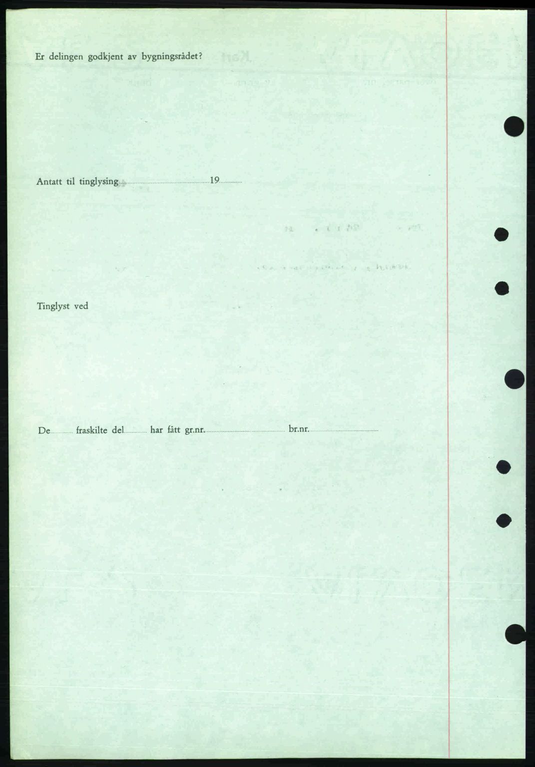 Aker herredsskriveri, AV/SAO-A-10896/G/Gb/Gbb/Gbbb/L0036: Mortgage book no. A82, 1946-1947, Diary no: : 123/1947