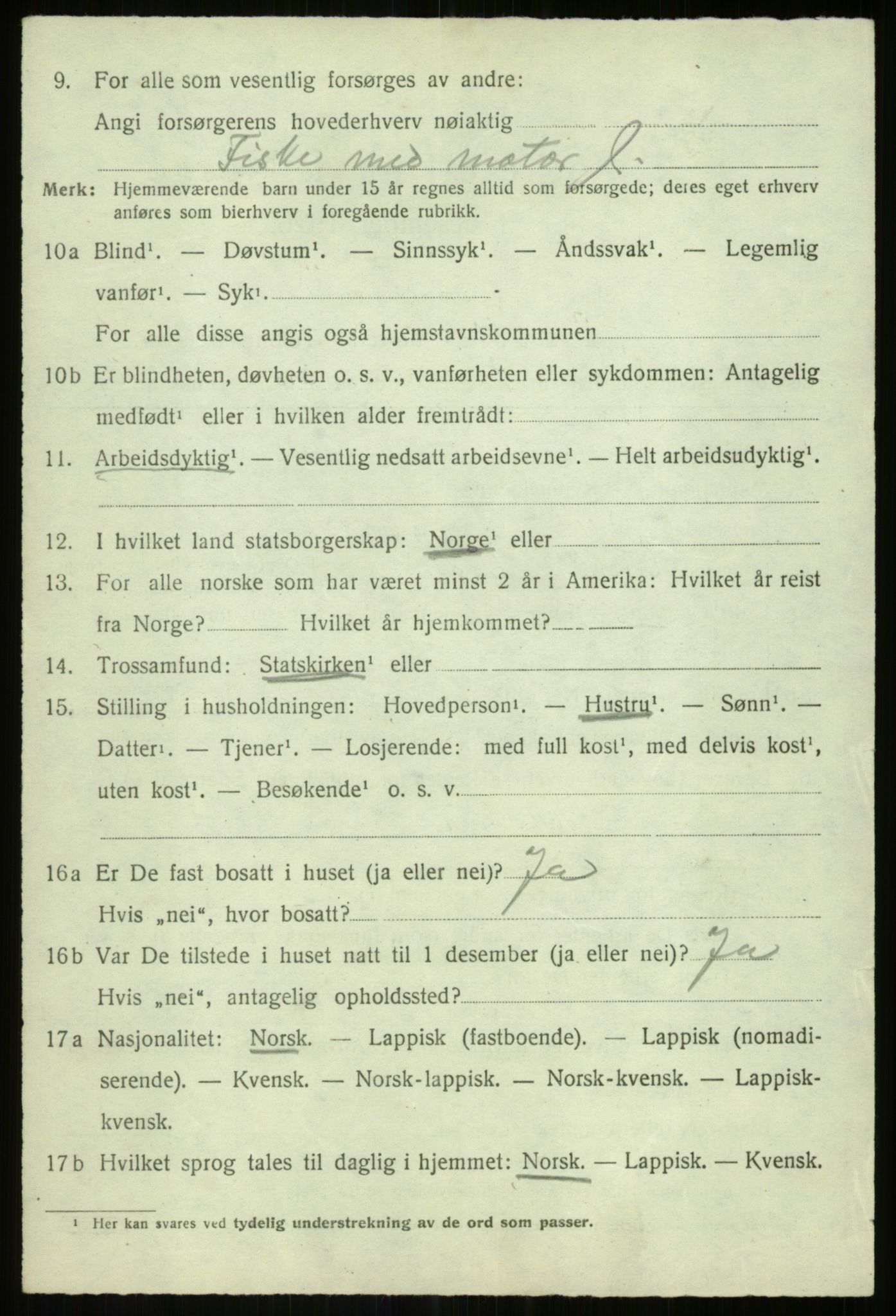 SATØ, 1920 census for Lenvik, 1920, p. 5649