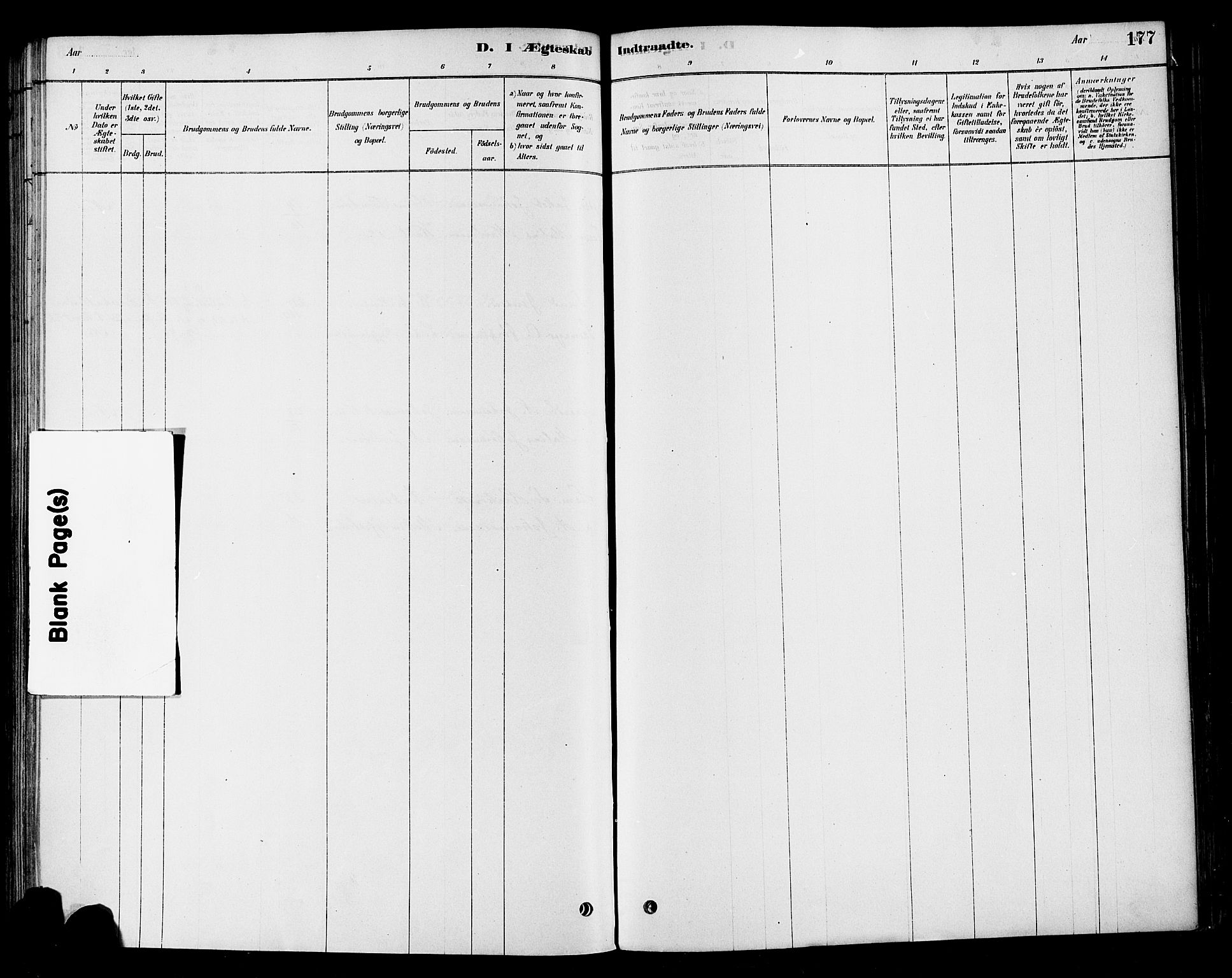 Vestre Toten prestekontor, SAH/PREST-108/H/Ha/Haa/L0010: Parish register (official) no. 10, 1878-1894, p. 177