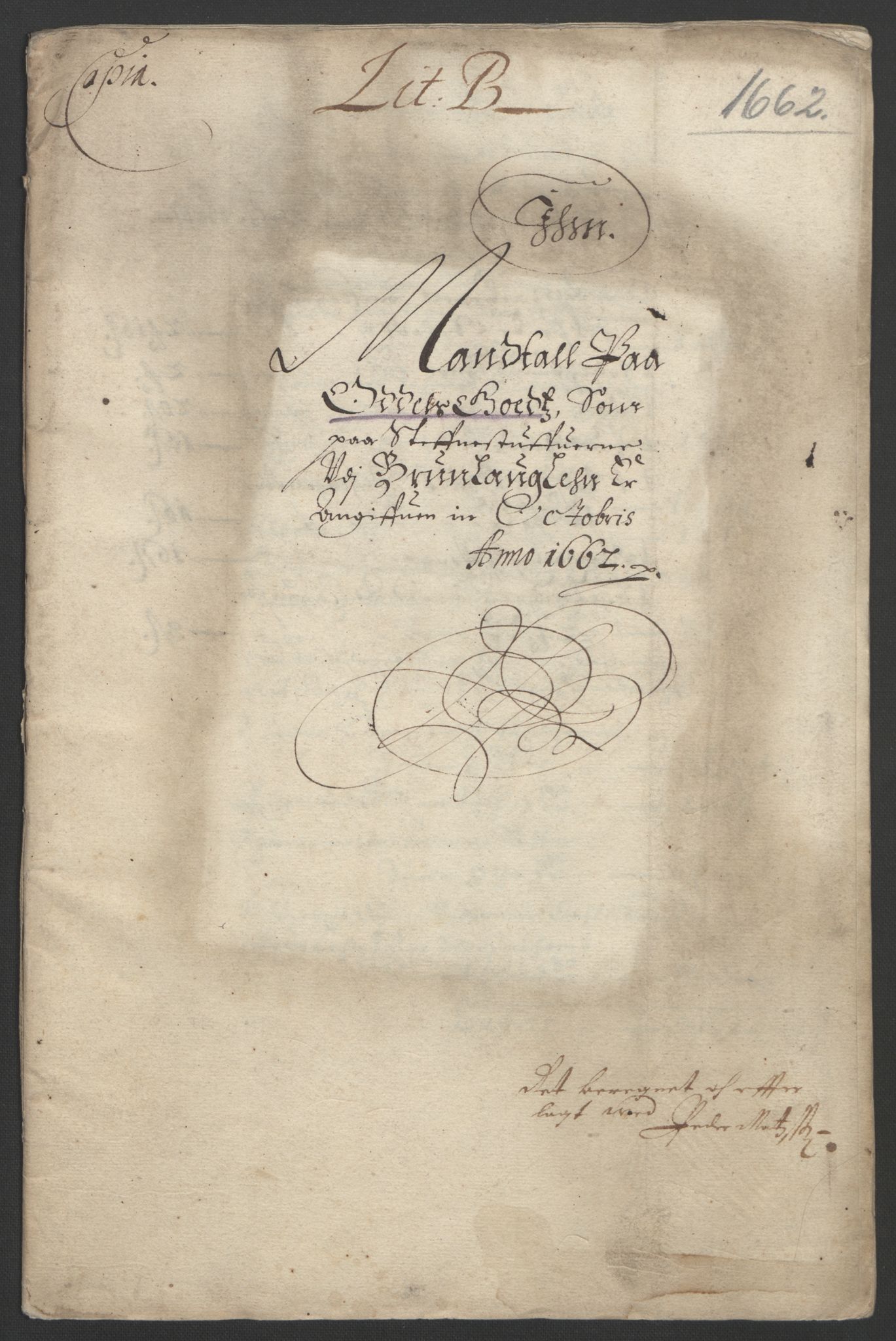 Rentekammeret inntil 1814, Reviderte regnskaper, Fogderegnskap, RA/EA-4092/R33/L1963: Fogderegnskap Larvik grevskap, 1662-1664, p. 48