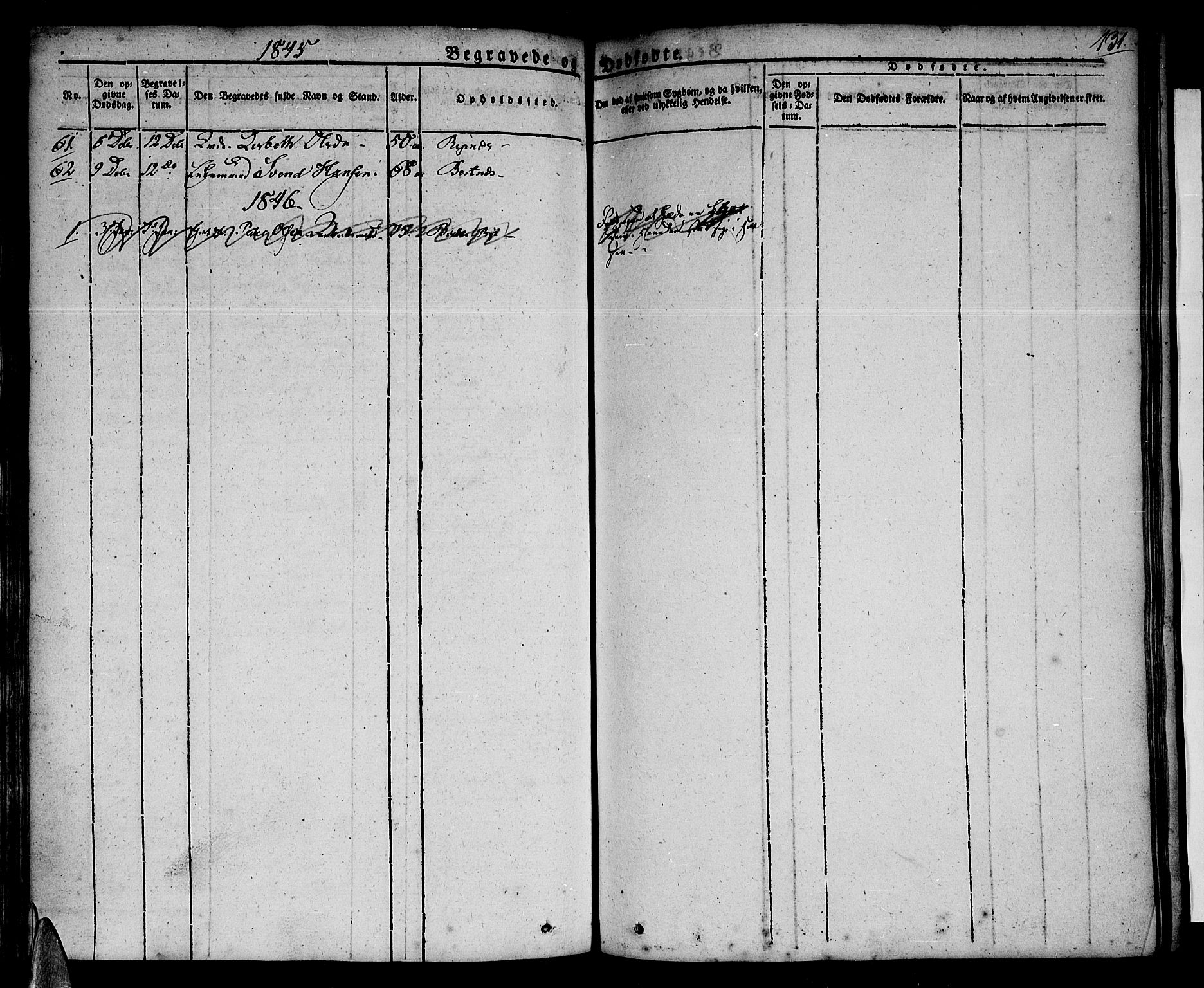 Ministerialprotokoller, klokkerbøker og fødselsregistre - Nordland, AV/SAT-A-1459/801/L0006: Parish register (official) no. 801A06, 1834-1845, p. 131