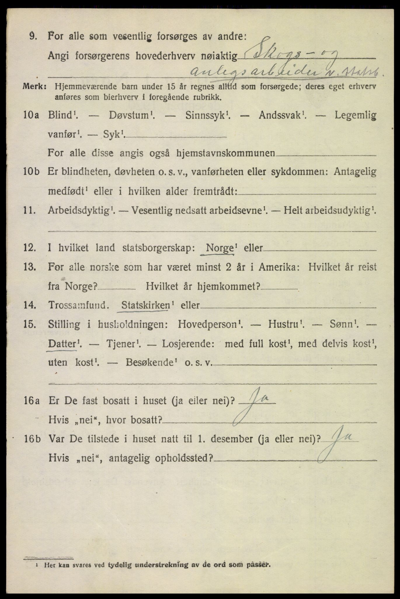 SAH, 1920 census for Nord-Fron, 1920, p. 4271