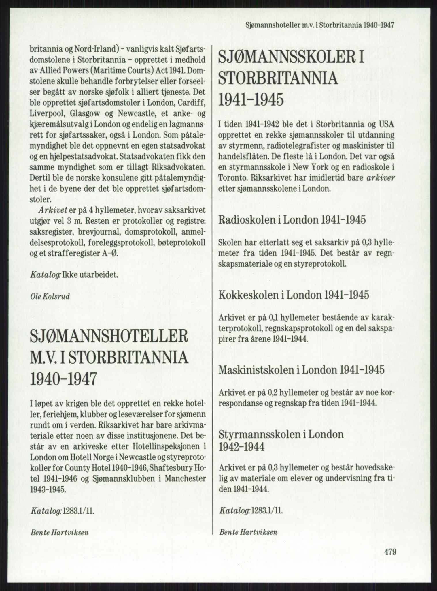 Publikasjoner utgitt av Arkivverket, PUBL/PUBL-001/A/0001: Knut Johannessen, Ole Kolsrud og Dag Mangset (red.): Håndbok for Riksarkivet (1992), 1992, p. 479