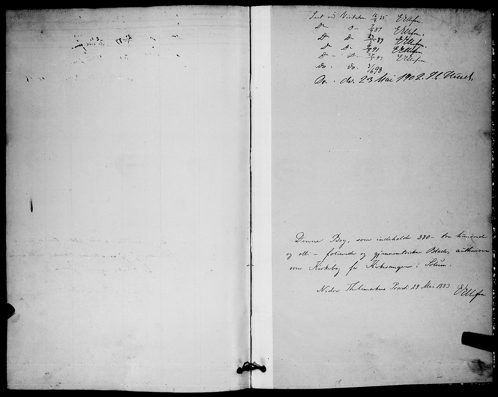 Solum kirkebøker, SAKO/A-306/G/Ga/L0007: Parish register (copy) no. I 7, 1884-1898