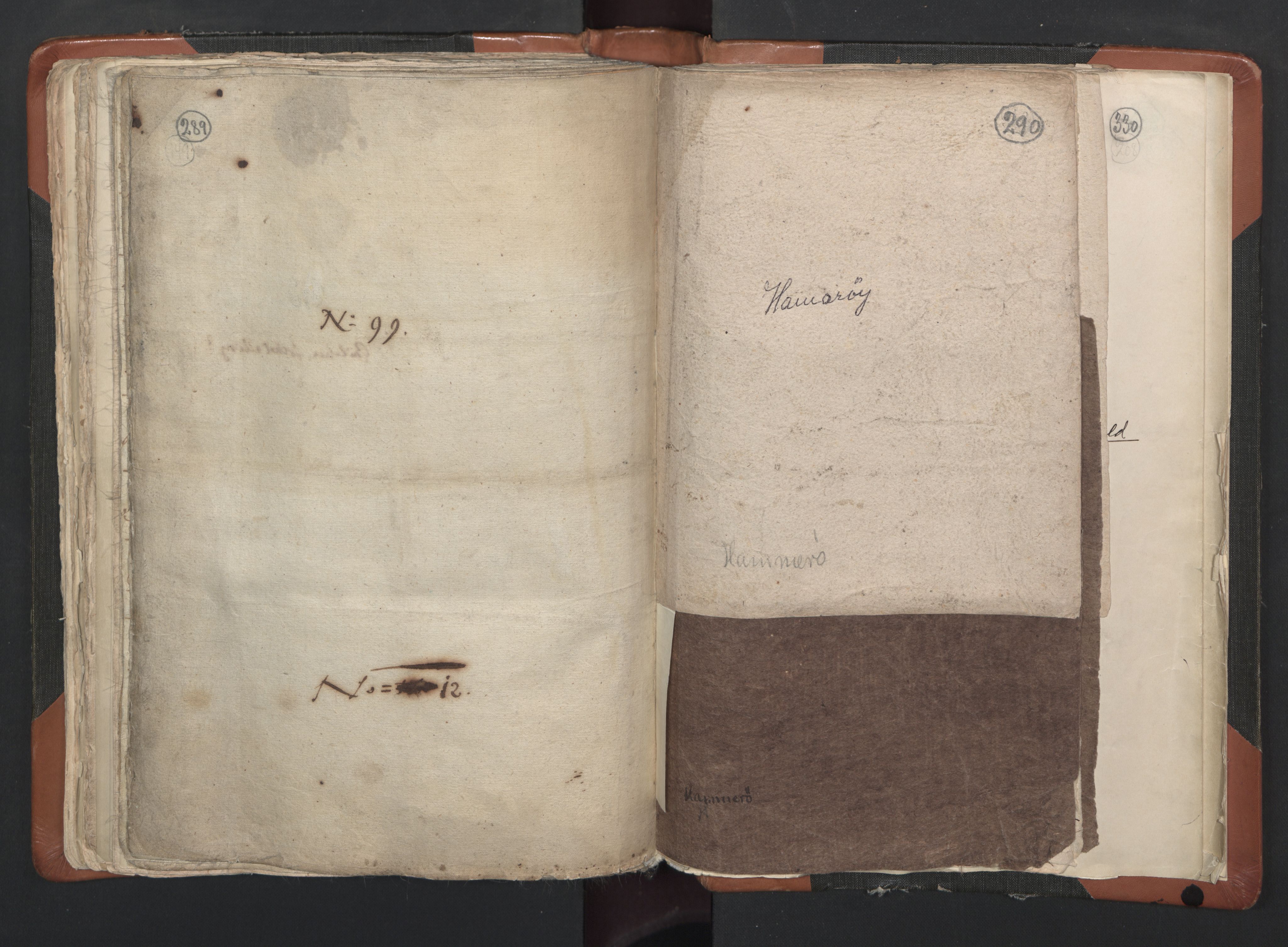 RA, Vicar's Census 1664-1666, no. 35: Helgeland deanery and Salten deanery, 1664-1666, p. 289-290