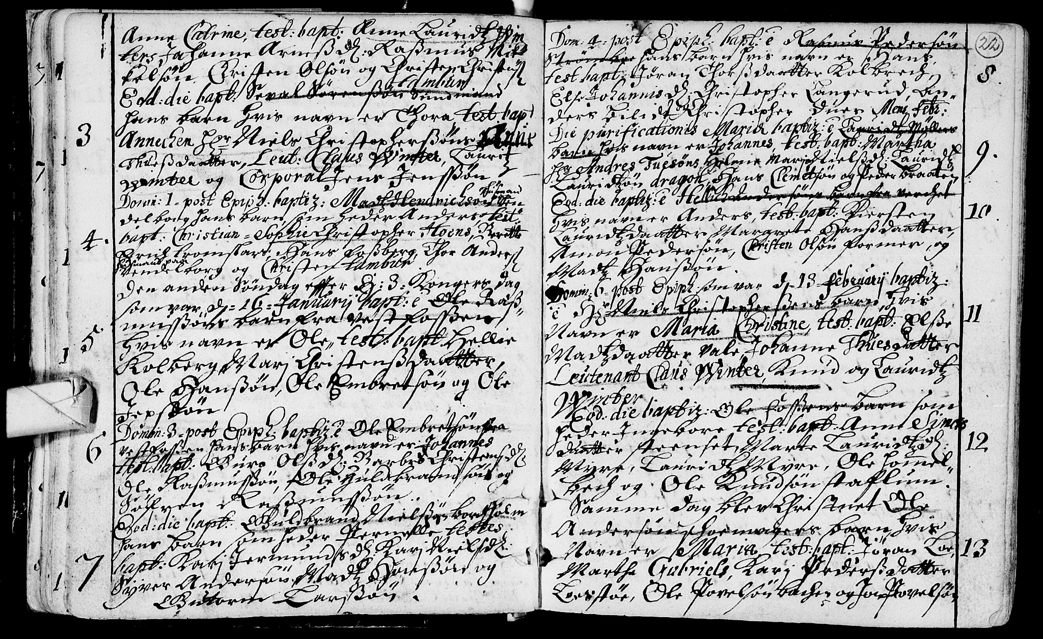 Eiker kirkebøker, AV/SAKO-A-4/F/Fa/L0002: Parish register (official) no. I 2, 1705-1724, p. 22