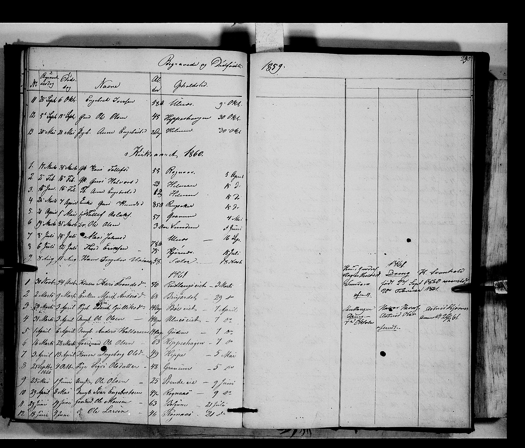 Nord-Aurdal prestekontor, SAH/PREST-132/H/Ha/Haa/L0006: Parish register (official) no. 6, 1842-1863, p. 230