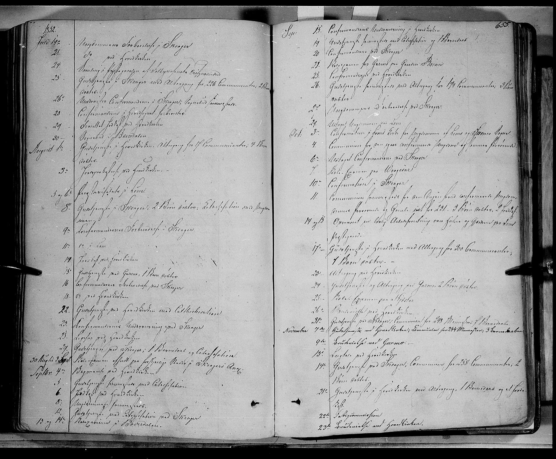 Lom prestekontor, AV/SAH-PREST-070/K/L0006: Parish register (official) no. 6B, 1837-1863, p. 655