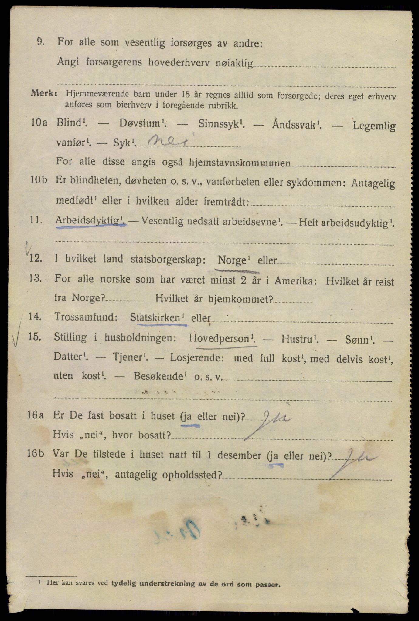 SAO, 1920 census for Kristiania, 1920, p. 588808