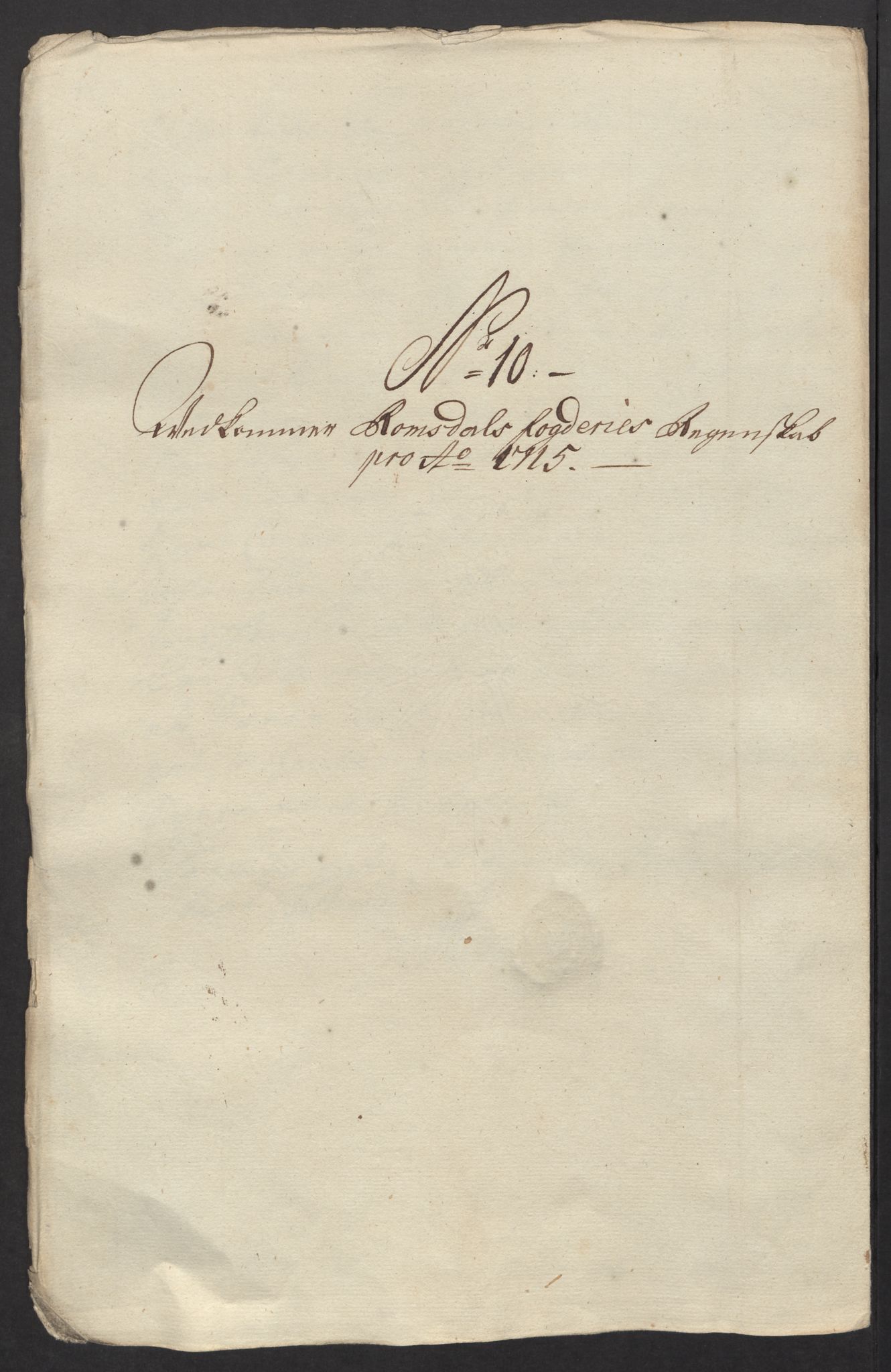 Rentekammeret inntil 1814, Reviderte regnskaper, Fogderegnskap, RA/EA-4092/R55/L3663: Fogderegnskap Romsdal, 1715-1716, p. 121