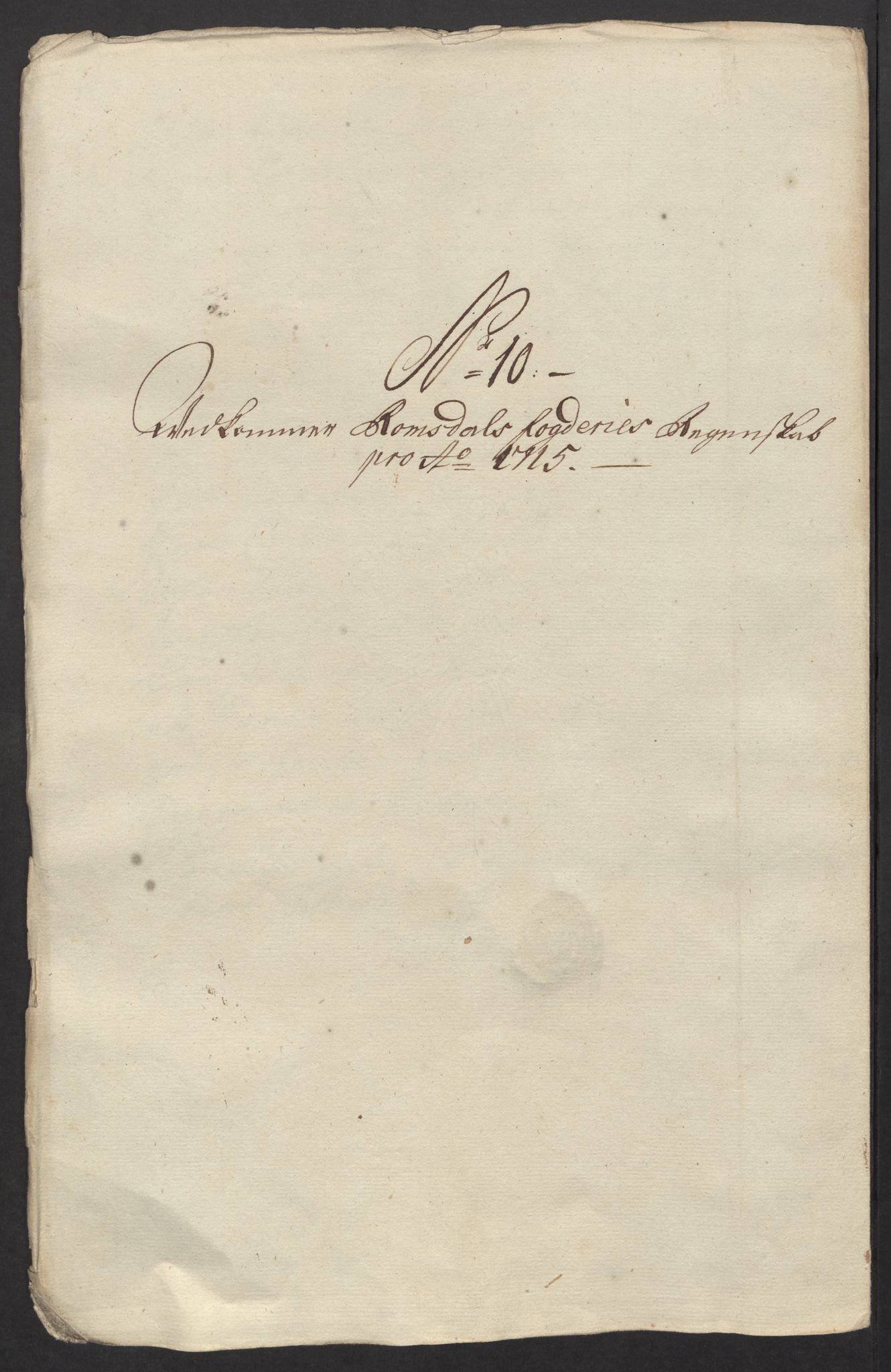 Rentekammeret inntil 1814, Reviderte regnskaper, Fogderegnskap, AV/RA-EA-4092/R55/L3663: Fogderegnskap Romsdal, 1715-1716, p. 121