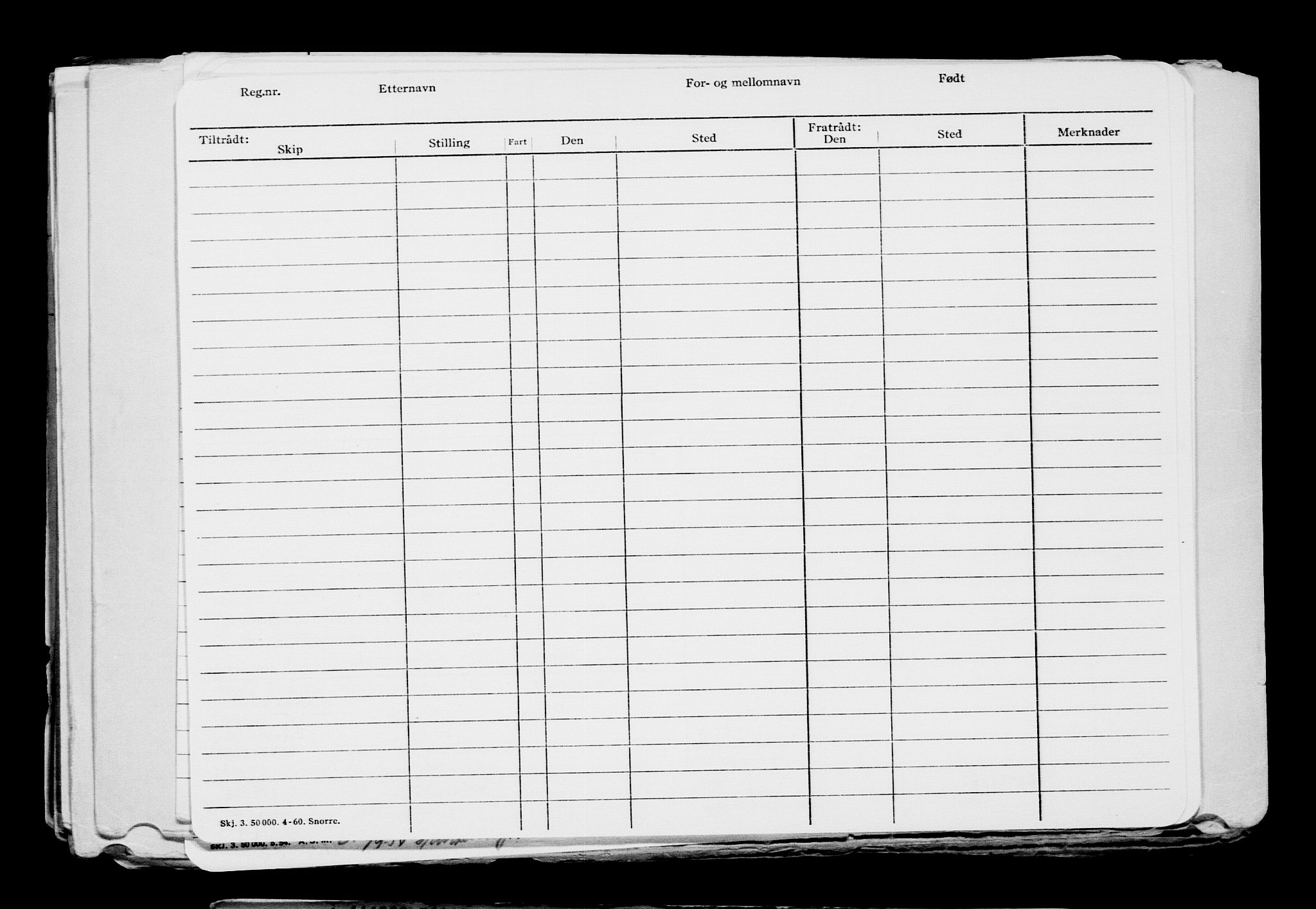 Direktoratet for sjømenn, RA/S-3545/G/Gb/L0213: Hovedkort, 1922, p. 300