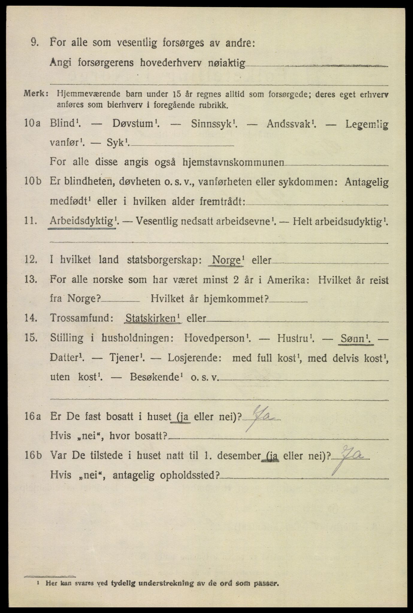 SAH, 1920 census for Grue, 1920, p. 15290