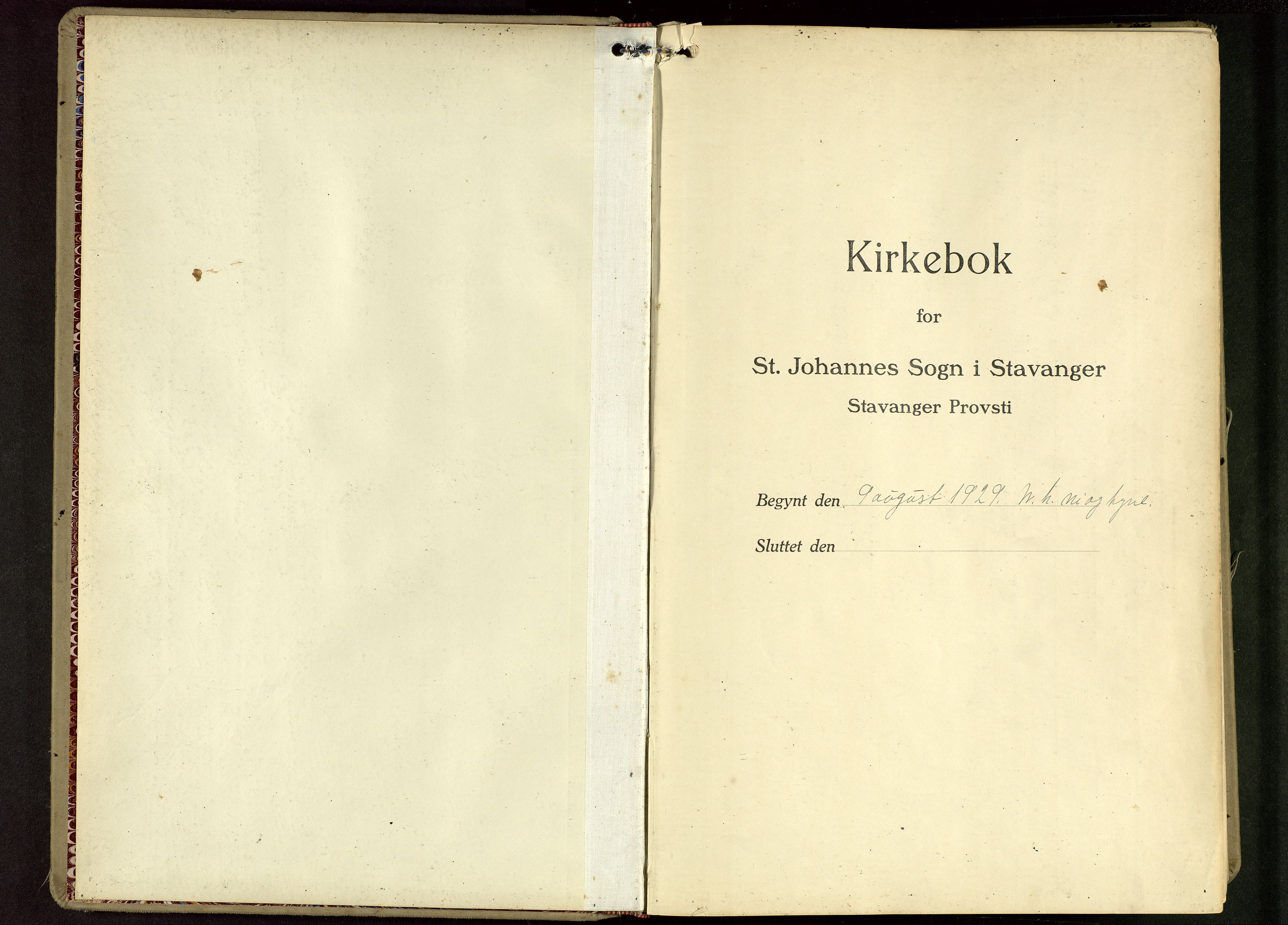 St. Johannes sokneprestkontor, SAST/A-101814/001/30/30BB/L0009: Parish register (copy) no. B 9, 1929-1946