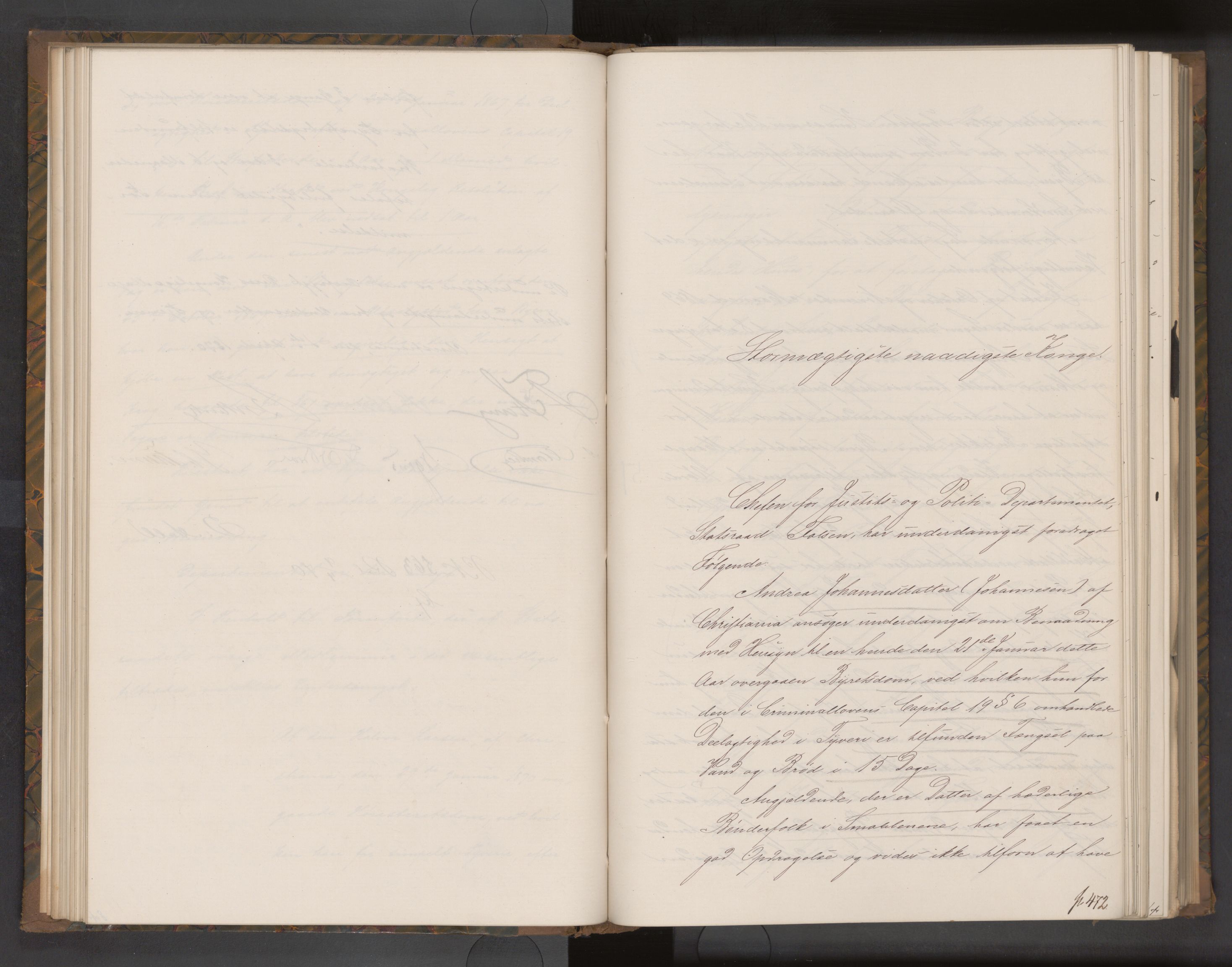 Statsrådsavdelingen i Stockholm, AV/RA-S-1003/D/Da/L0515: Regjeringsinnstillinger nr. 451-600, 1870