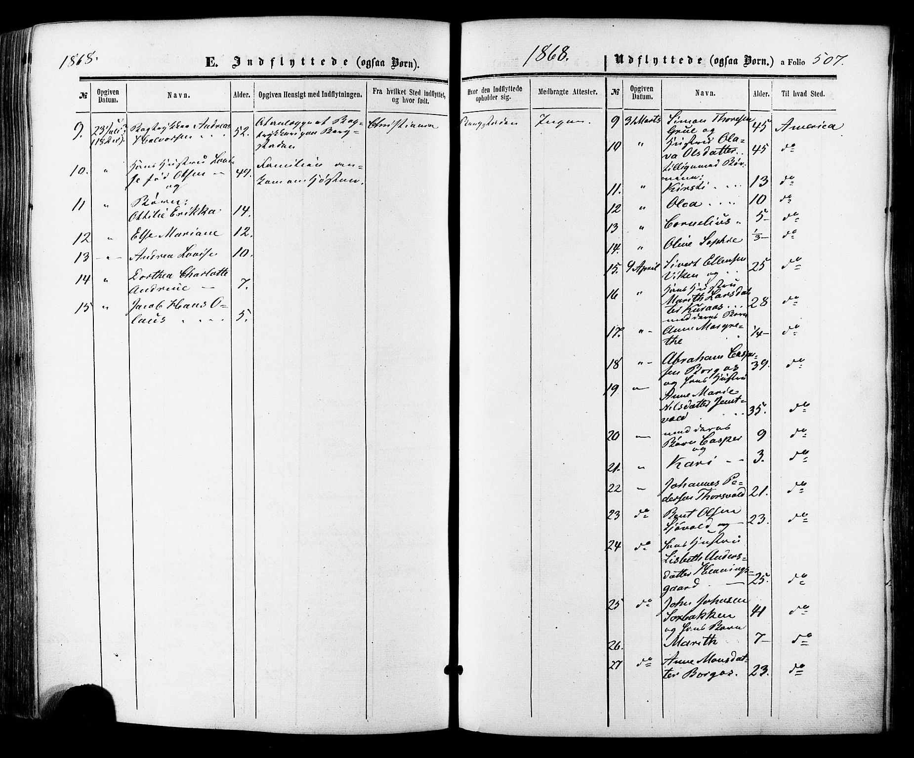 Ministerialprotokoller, klokkerbøker og fødselsregistre - Sør-Trøndelag, SAT/A-1456/681/L0932: Parish register (official) no. 681A10, 1860-1878, p. 507