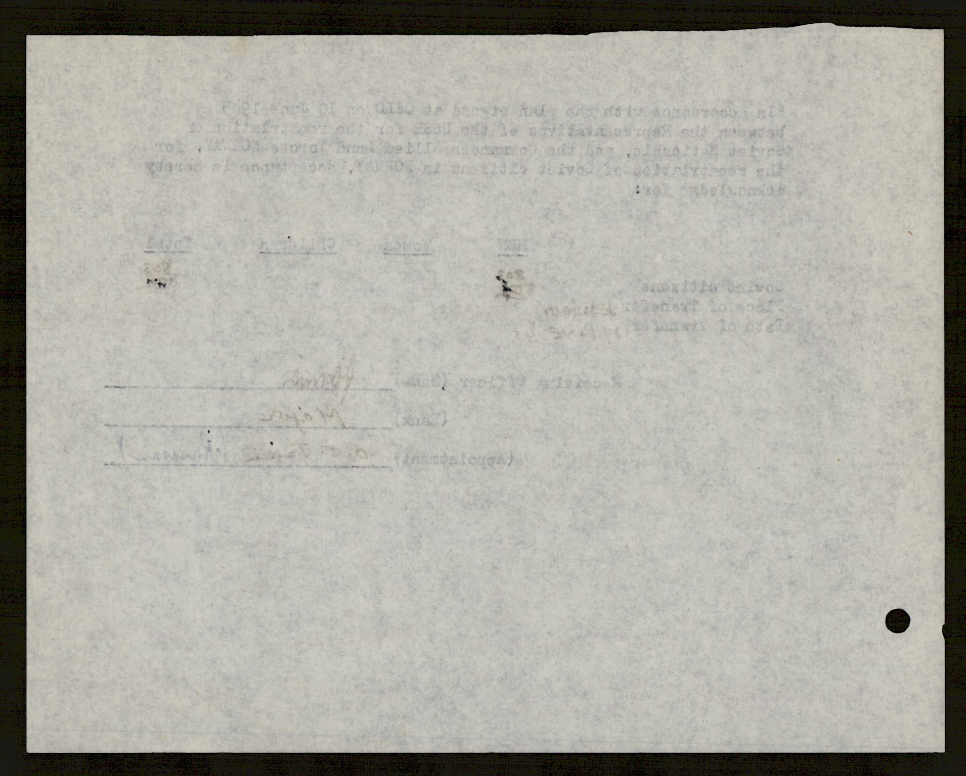 Flyktnings- og fangedirektoratet, Repatrieringskontoret, AV/RA-S-1681/D/Db/L0021: Displaced Persons (DPs) og sivile tyskere, 1945-1948, p. 530