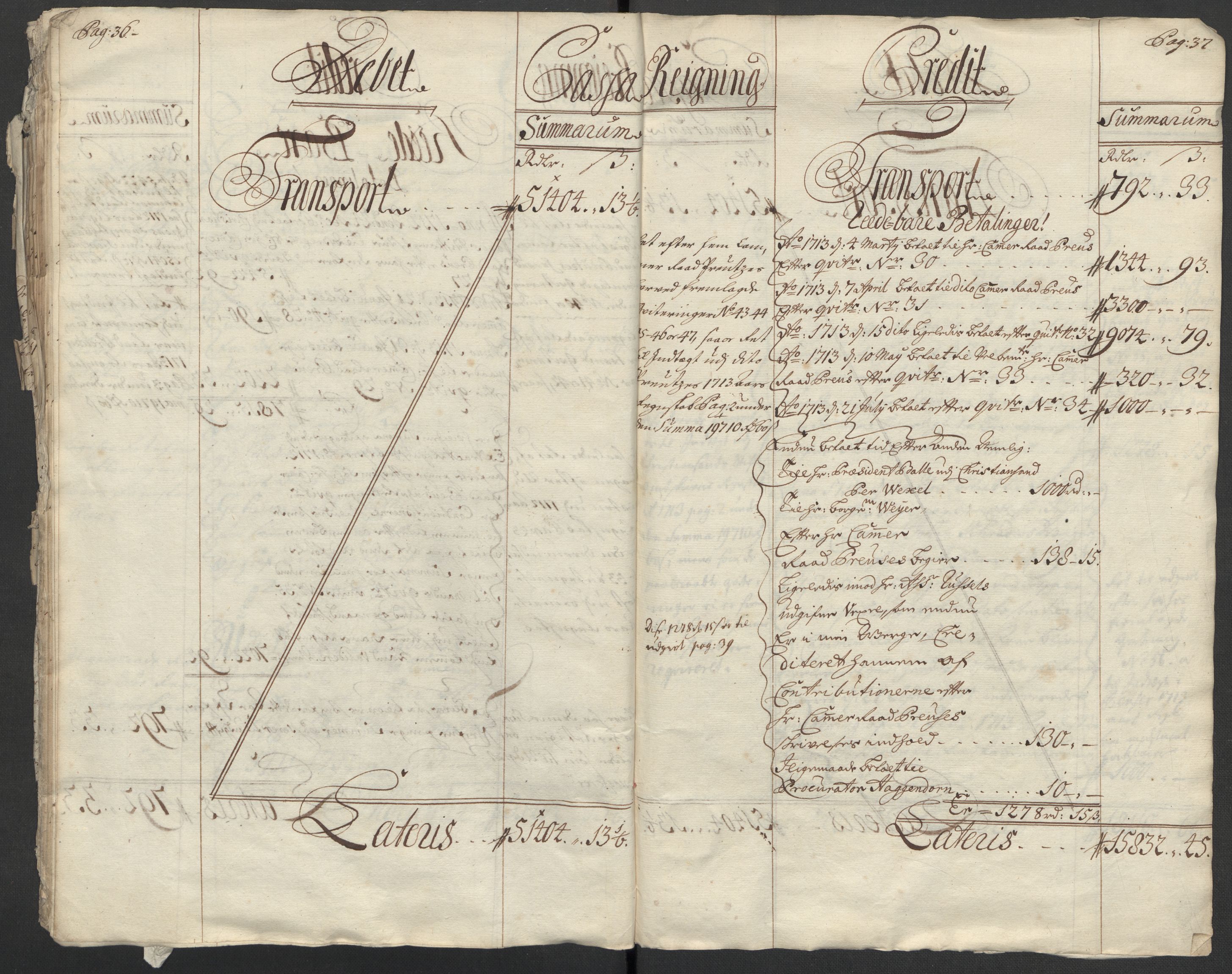 Rentekammeret inntil 1814, Reviderte regnskaper, Fogderegnskap, AV/RA-EA-4092/R36/L2124: Fogderegnskap Øvre og Nedre Telemark og Bamble, 1713, p. 21